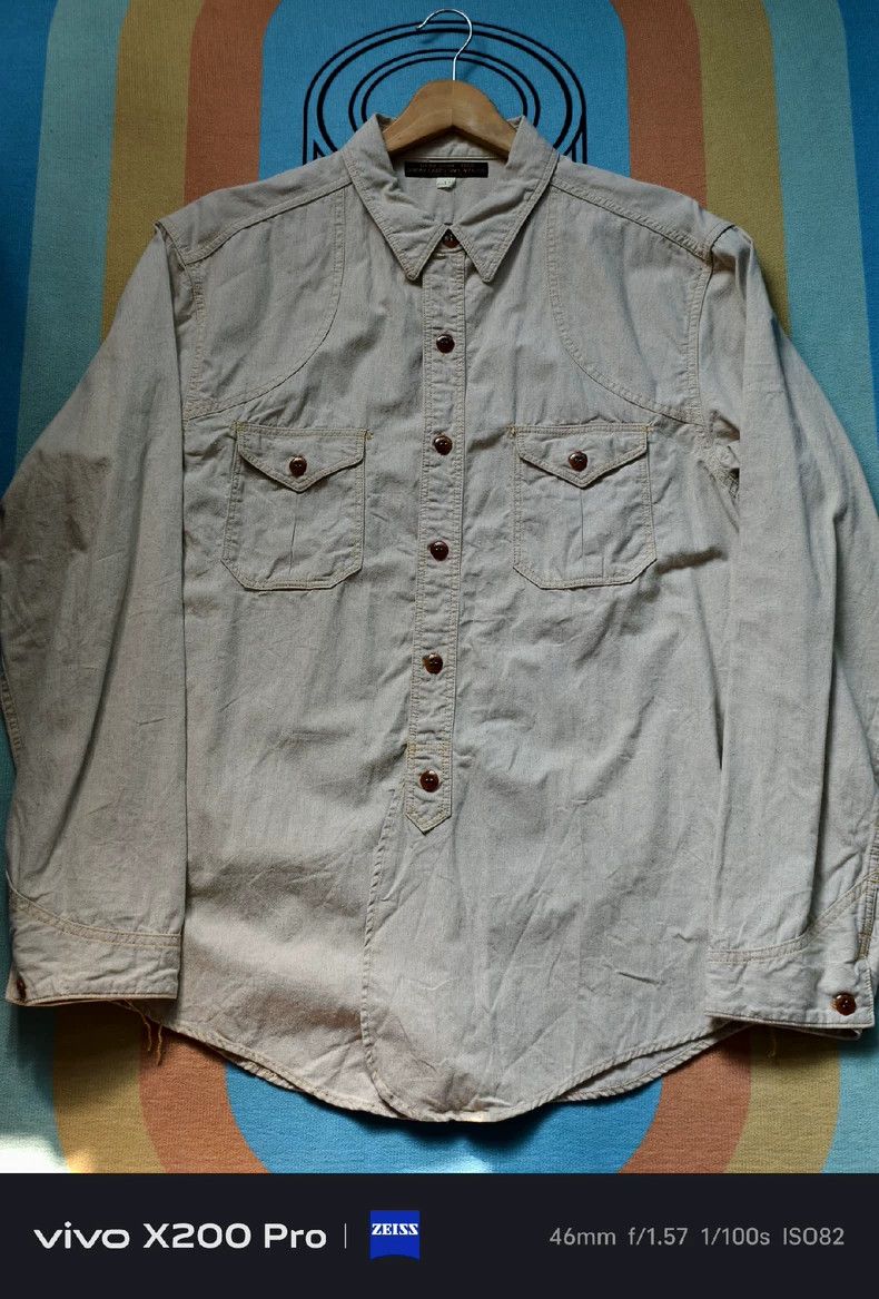 Freewheelers FREEWHEELERS Size 17 Montauk hunting retro workwear cotton Size US S / EU 44-46 / 1 - 1 Thumbnail