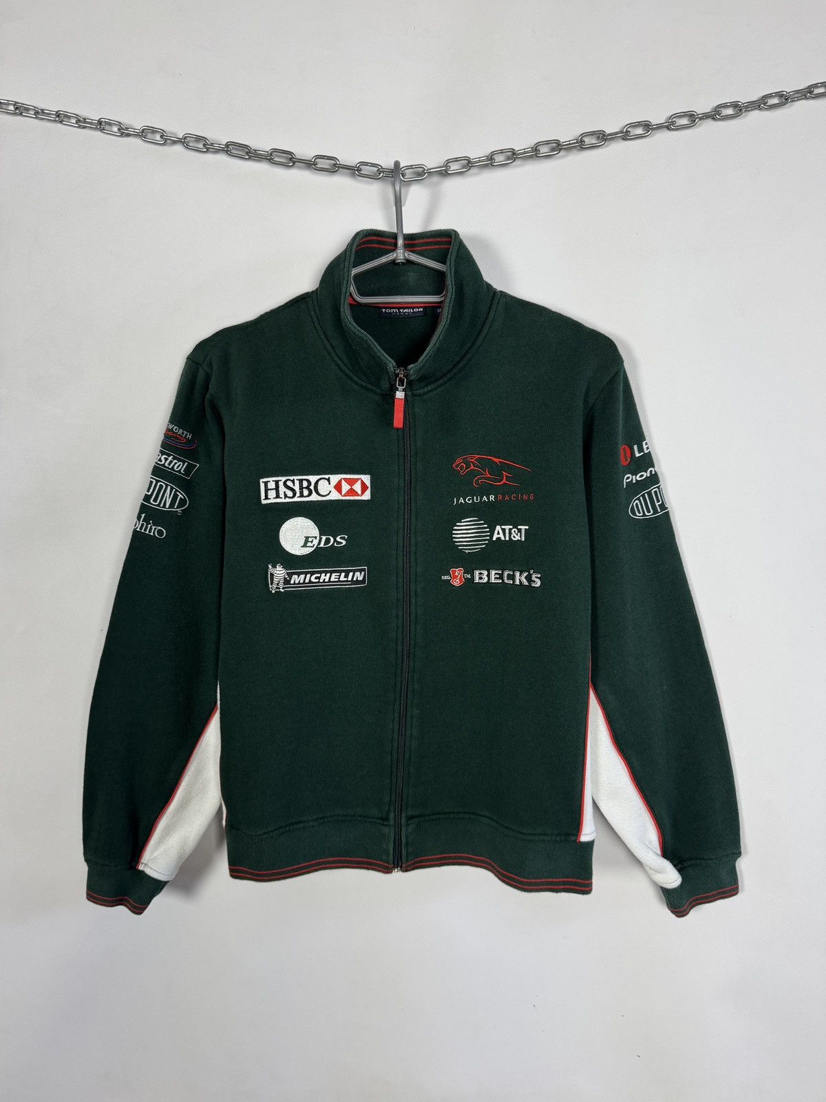 90s JAGUAR F1 レーシングジャケット ブルゾン L ヴィンテージ 90s JAGUAR F1 レーシングジャケット ブルゾン L ヴィンテージ