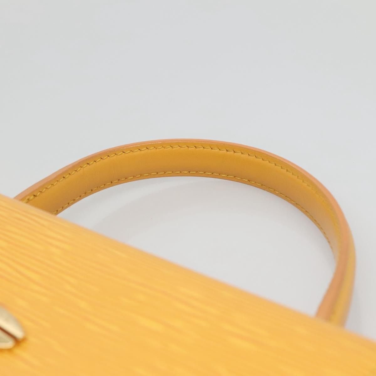Louis Vuitton LOUIS VUITTON Epi Malesherbes Hand Bag Tassili Yellow Jonne Size ONE SIZE - 8 Thumbnail