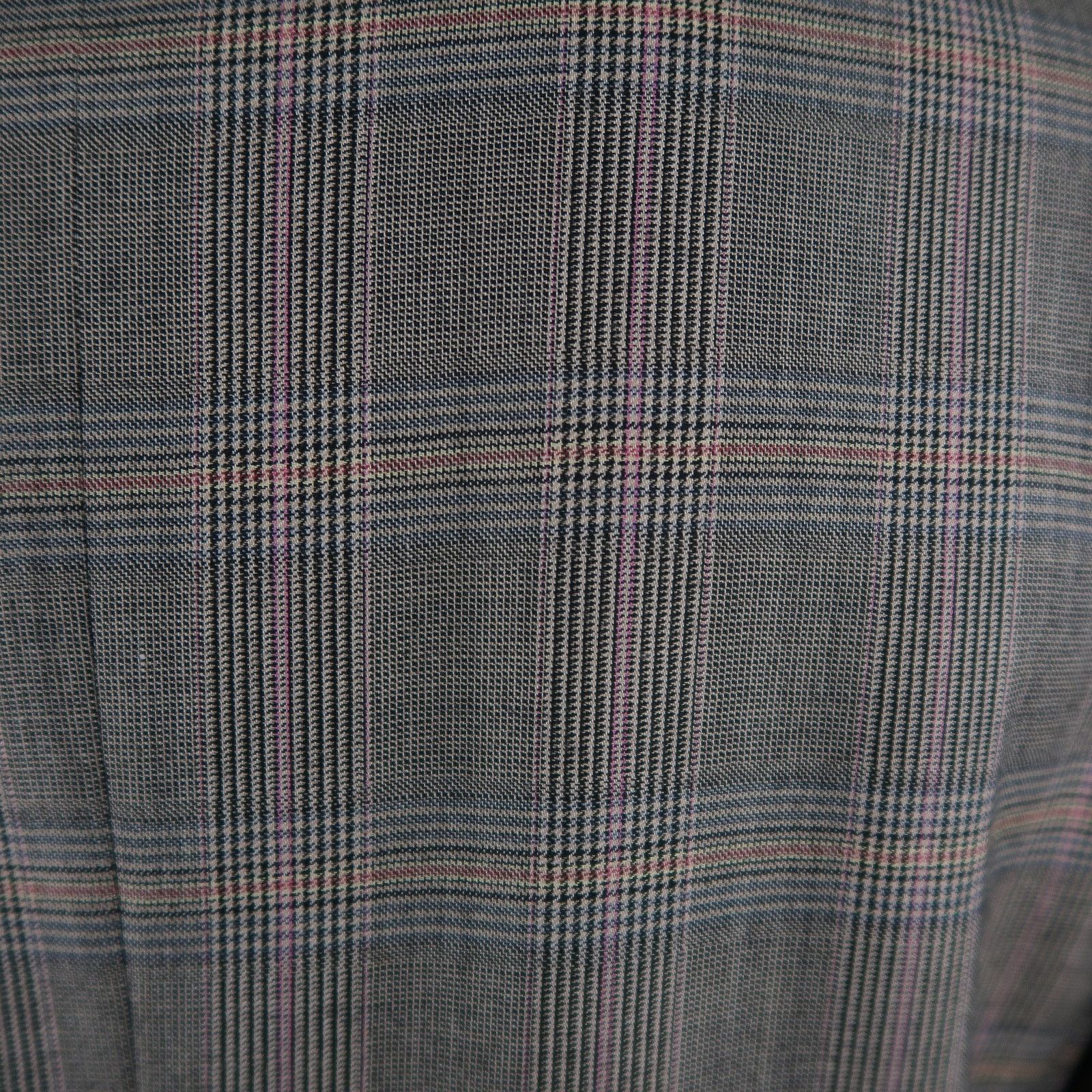 Isaia ISAIA Size 46 Long Brown Plaid Wool Notch Lapel Sport Coat Size 46R - 8 Thumbnail