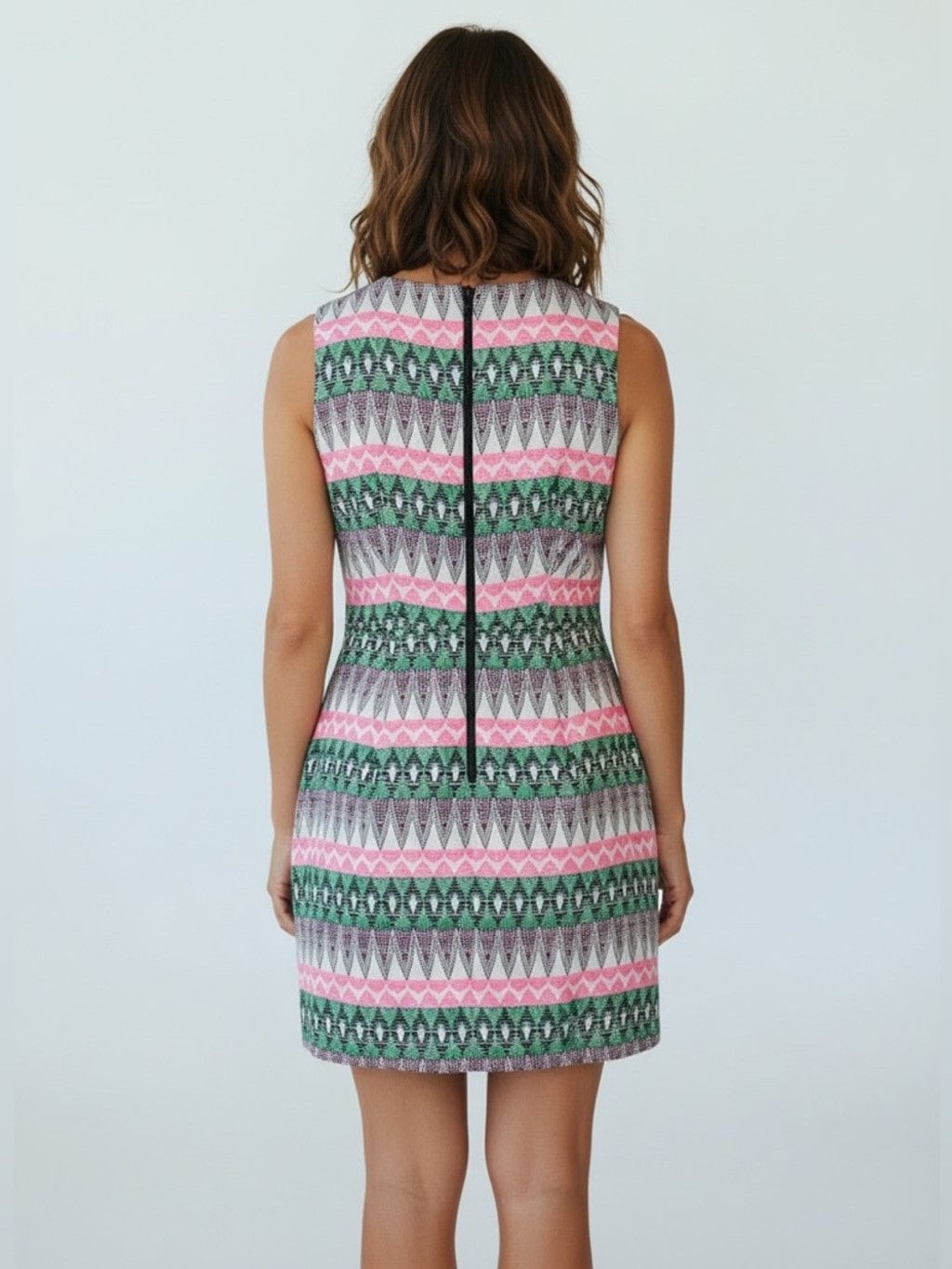 MILLY Milly Embroidered Slim Shift Dress Size XL / US 12-14 / IT 48-50 - 3 Thumbnail