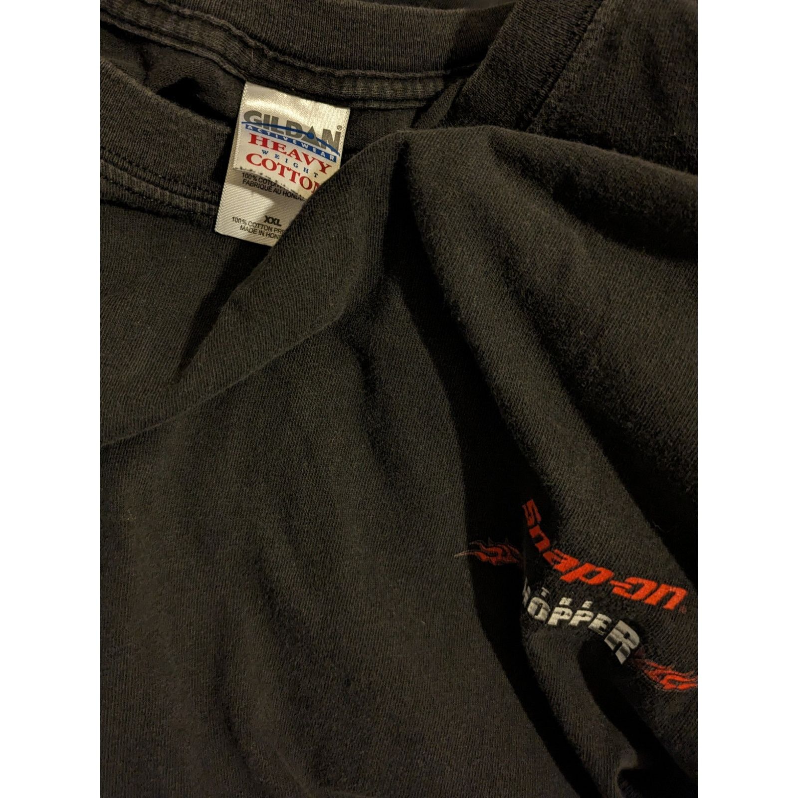 Gildan Vintage Snap On Tools Chopper Short Sleeve T-Shirt Men's 2X Size US XL / EU 56 / 4 - 5 Thumbnail