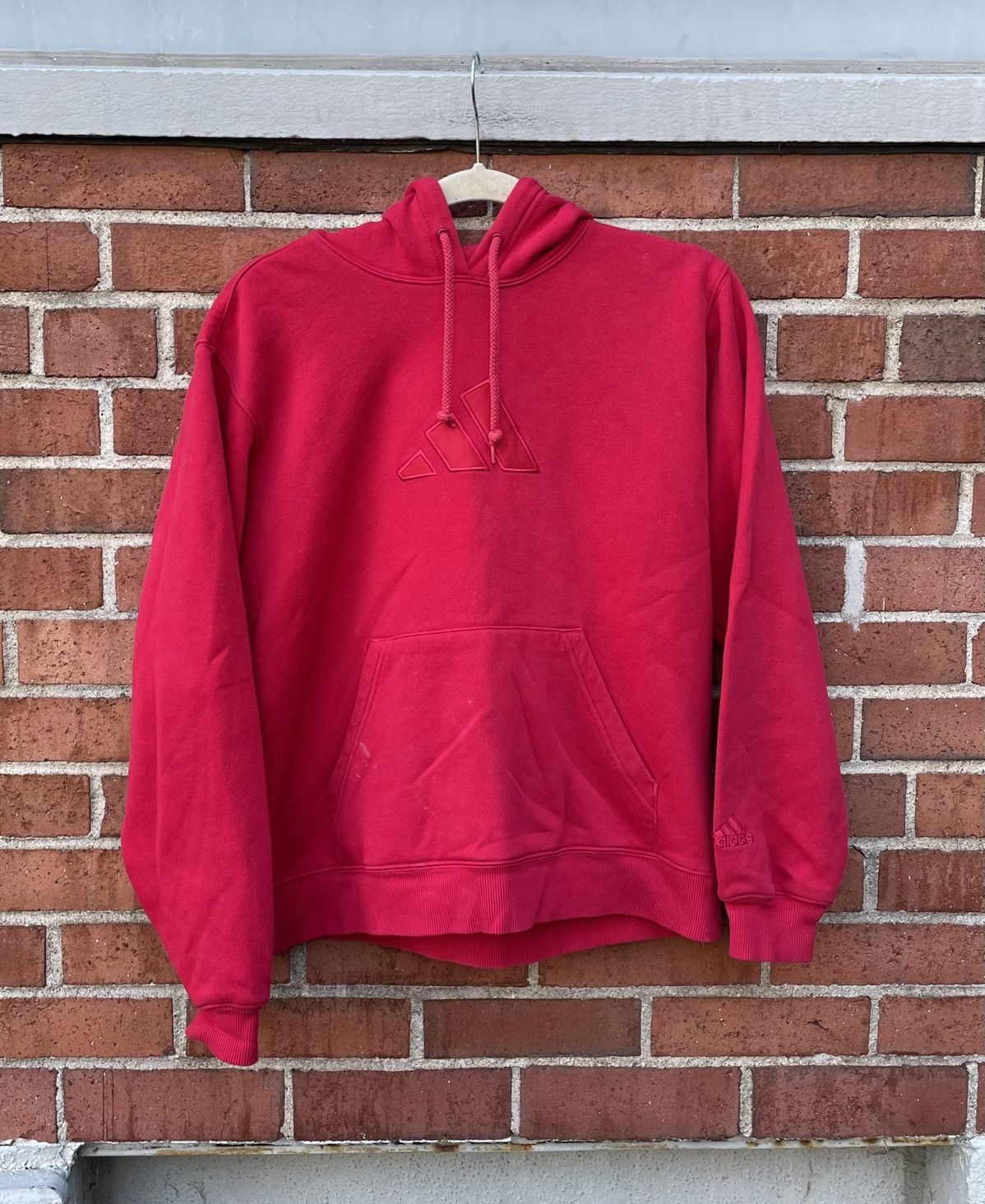 Adidas Vintage Y2k Adidas Big Logo Embroidered Pullover Hoodie Size US M / EU 48-50 / 2 - 1 Thumbnail