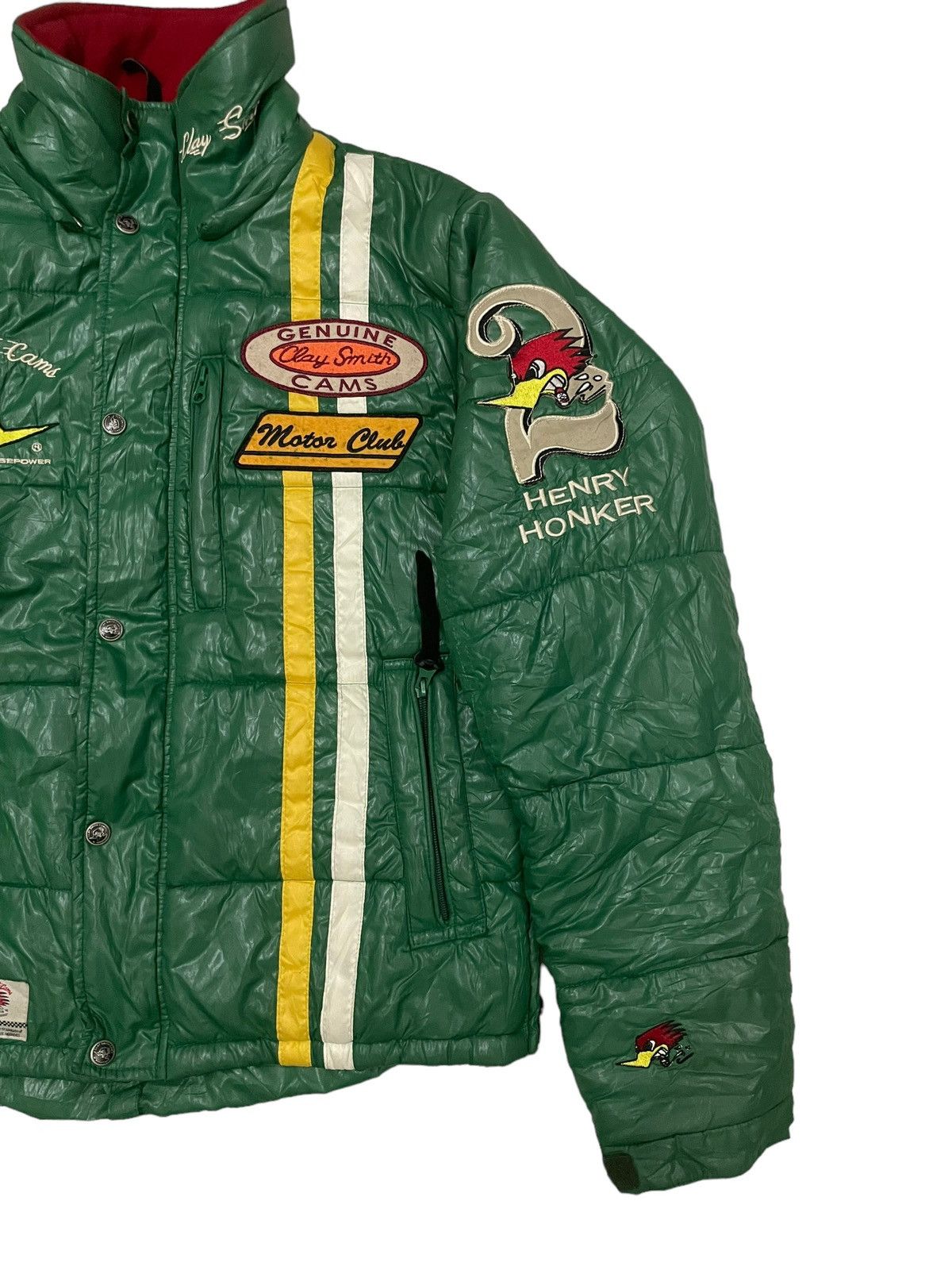 Japanese Brand CLAY SMITH MOONEYES Bomber Jacket Size US L / EU 52-54 / 3 - 3 Thumbnail