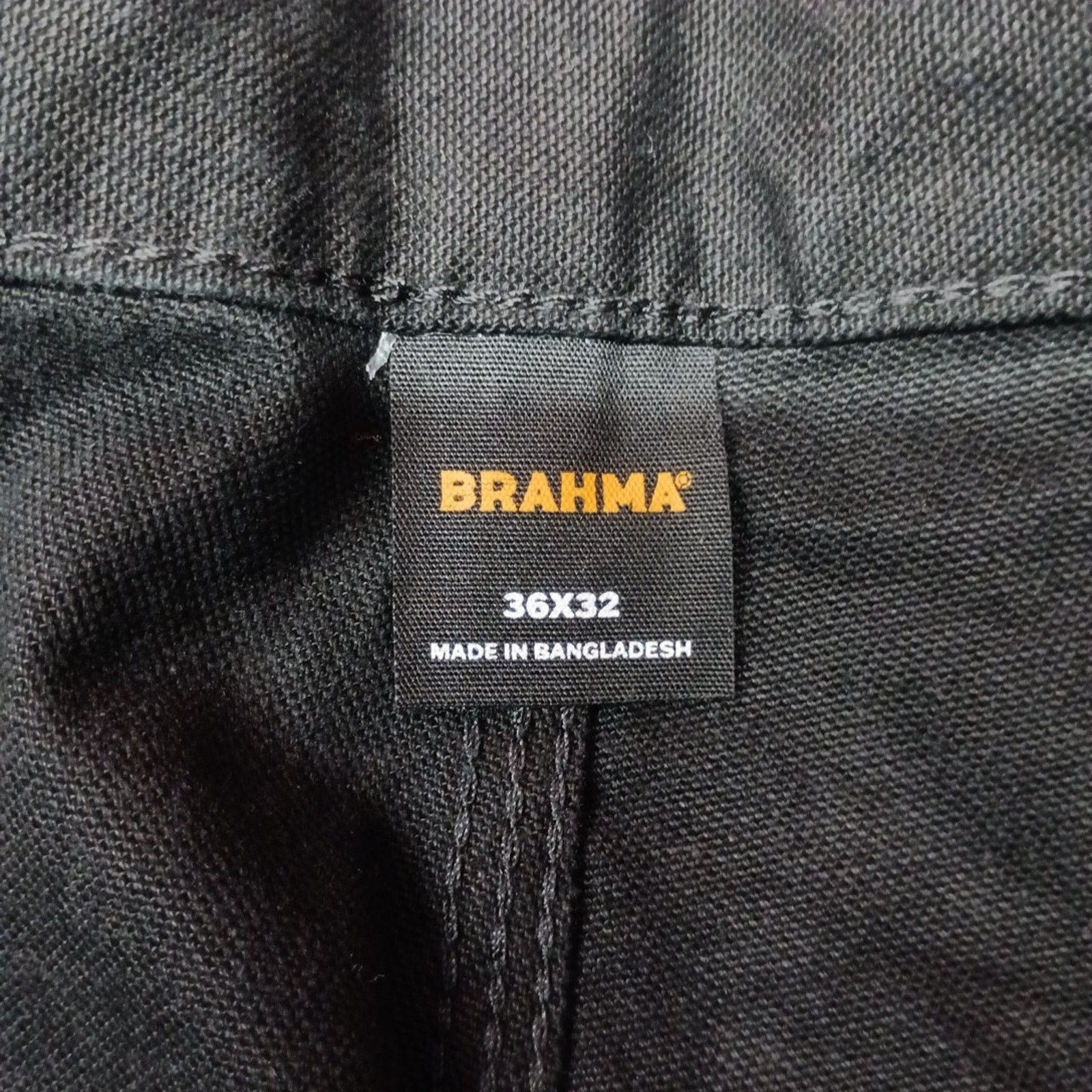 Other Brahma Work Carpenter Pants Men's Size 36x32 Black Relaxed Size US 36 / EU 52 - 5 Thumbnail