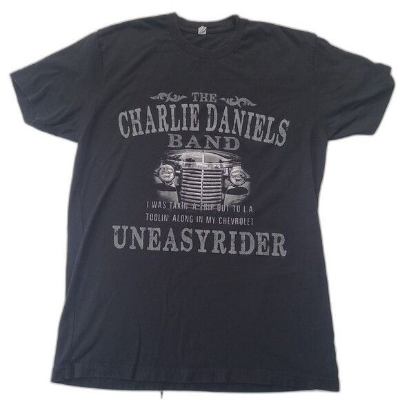 Band Tees The Charlie Daniels Band UneasyRider t -shirt Size US M / EU 48-50 / 2 - 1 Thumbnail