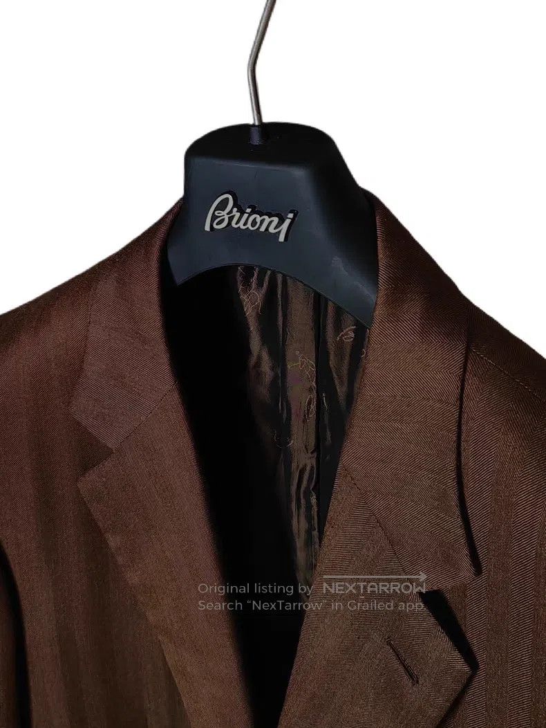 Brioni Brioni Pure cashmere handmade single-breasted suit Size US XL / EU 56 / 4 - 3 Thumbnail