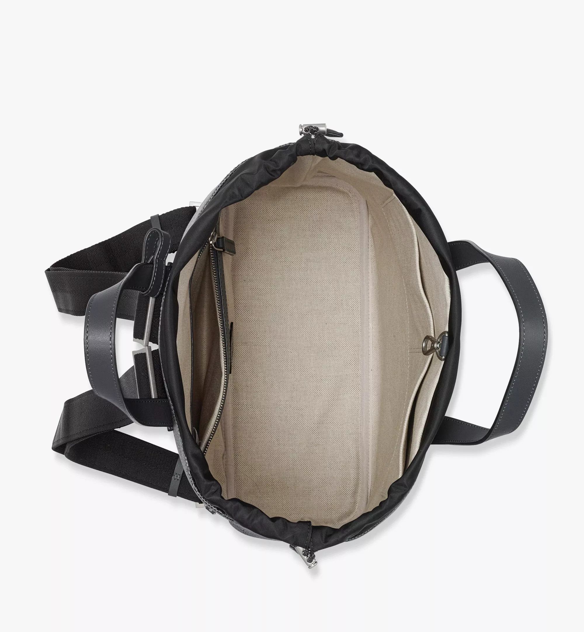 MCM o1mt1gz0325 Size: OS / Backpack Medium in Black/Grey Size ONE SIZE - 4 Thumbnail