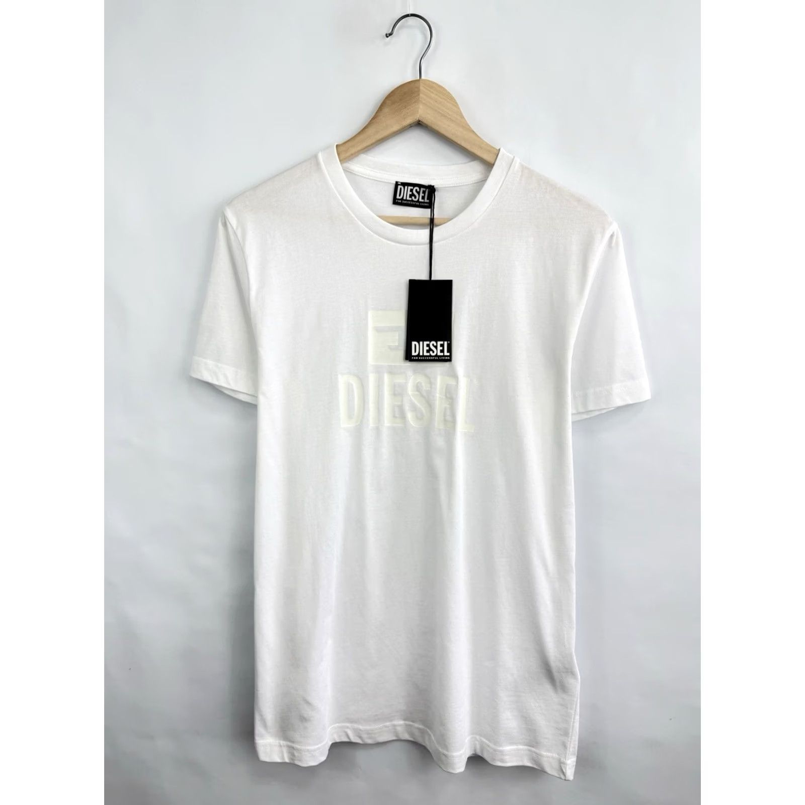 Diesel Diesel T-Shirt For Successful Living Y2K White L Mens Size US L / EU 52-54 / 3 - 5 Thumbnail