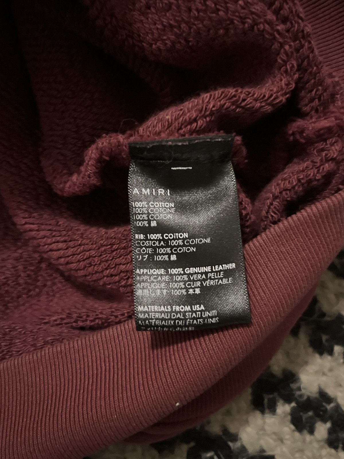 Amiri College Logo Hoodie Size US S / EU 44-46 / 1 - 8 Thumbnail