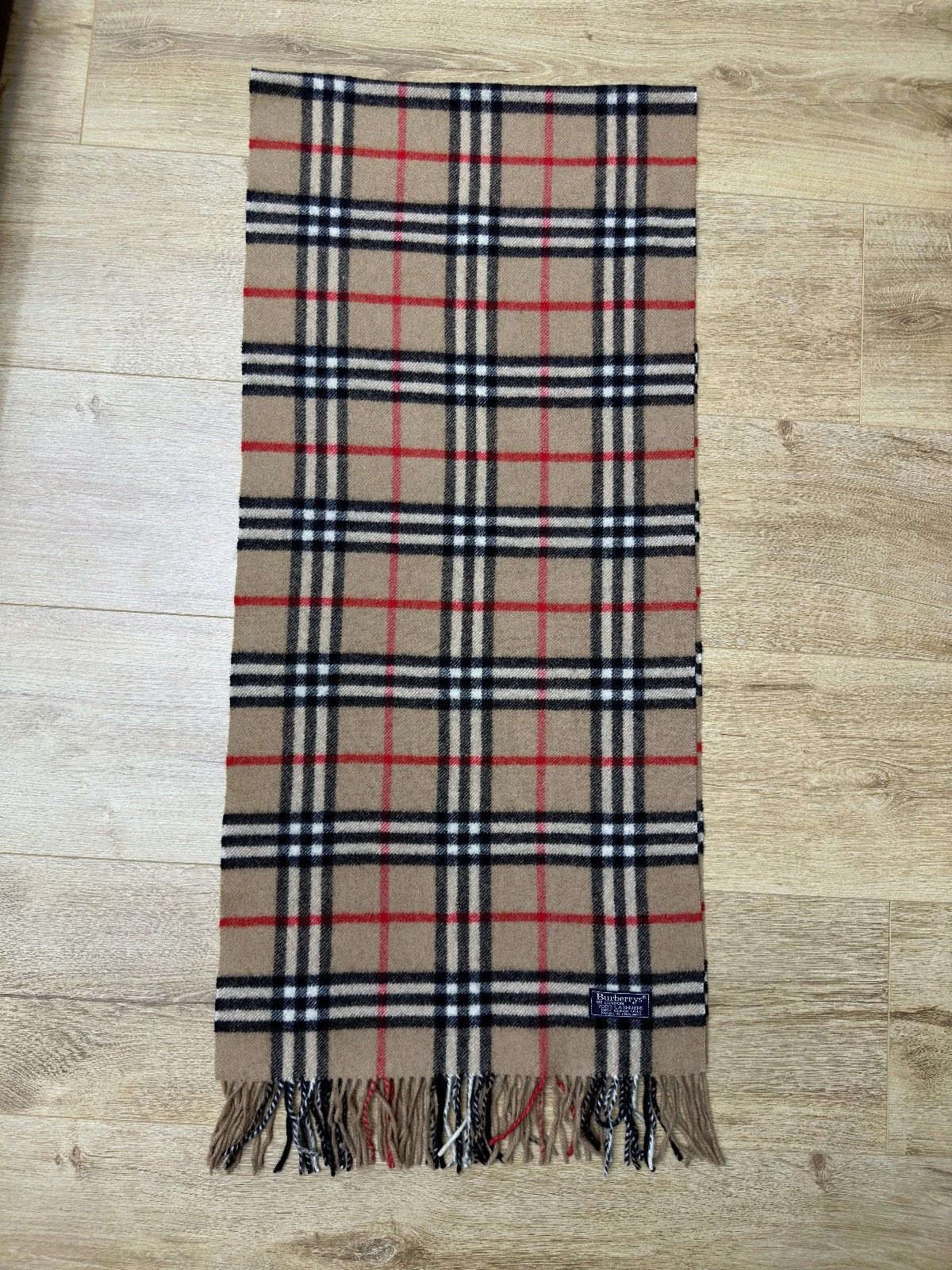 Burberry Burberrys Vintage Pure Cashmere Nova Check Scarf 170×37 cm Size ONE SIZE - 5 Thumbnail