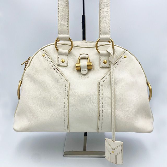 Yves Saint Laurent Muse Small Shoulder Bag Ivory Size ONE SIZE - 1 Thumbnail
