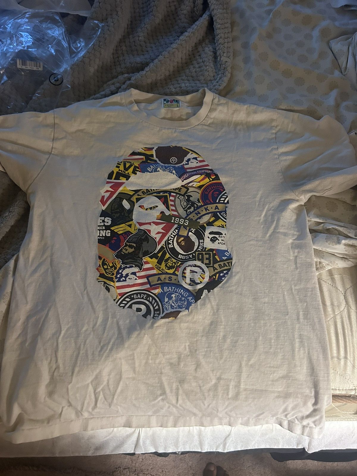 Bape Bape T-shirt Size US L / EU 52-54 / 3 - 1 Thumbnail