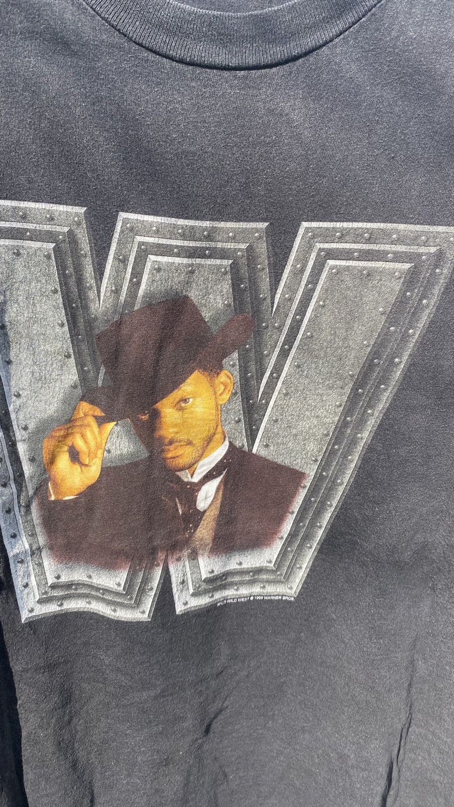 Vintage Wild Wild West 1999 Warner Bros Movie Tee Size US XL / EU 56 / 4 - 3 Thumbnail