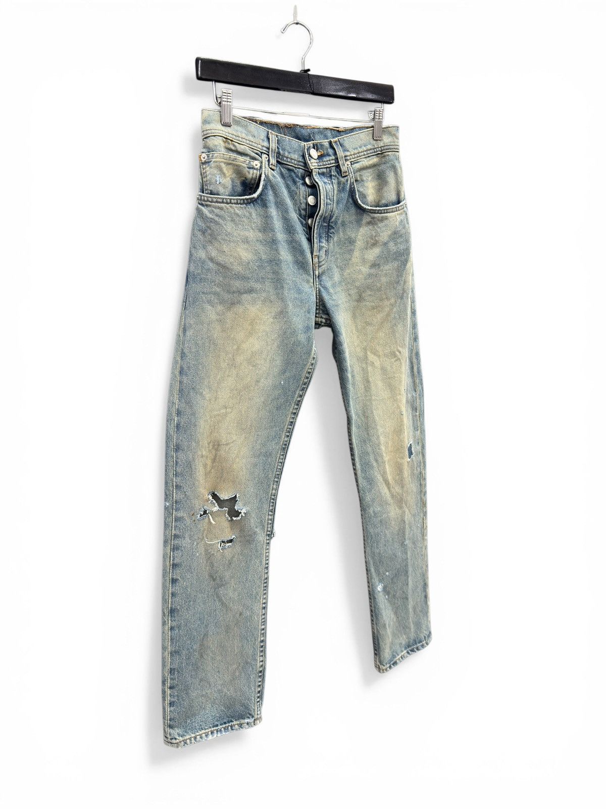 Enfants Riches Deprimes Enfants Riches Déprimés Straight Leg Distressed Jeans Size US 26 / EU 42 - 3 Thumbnail