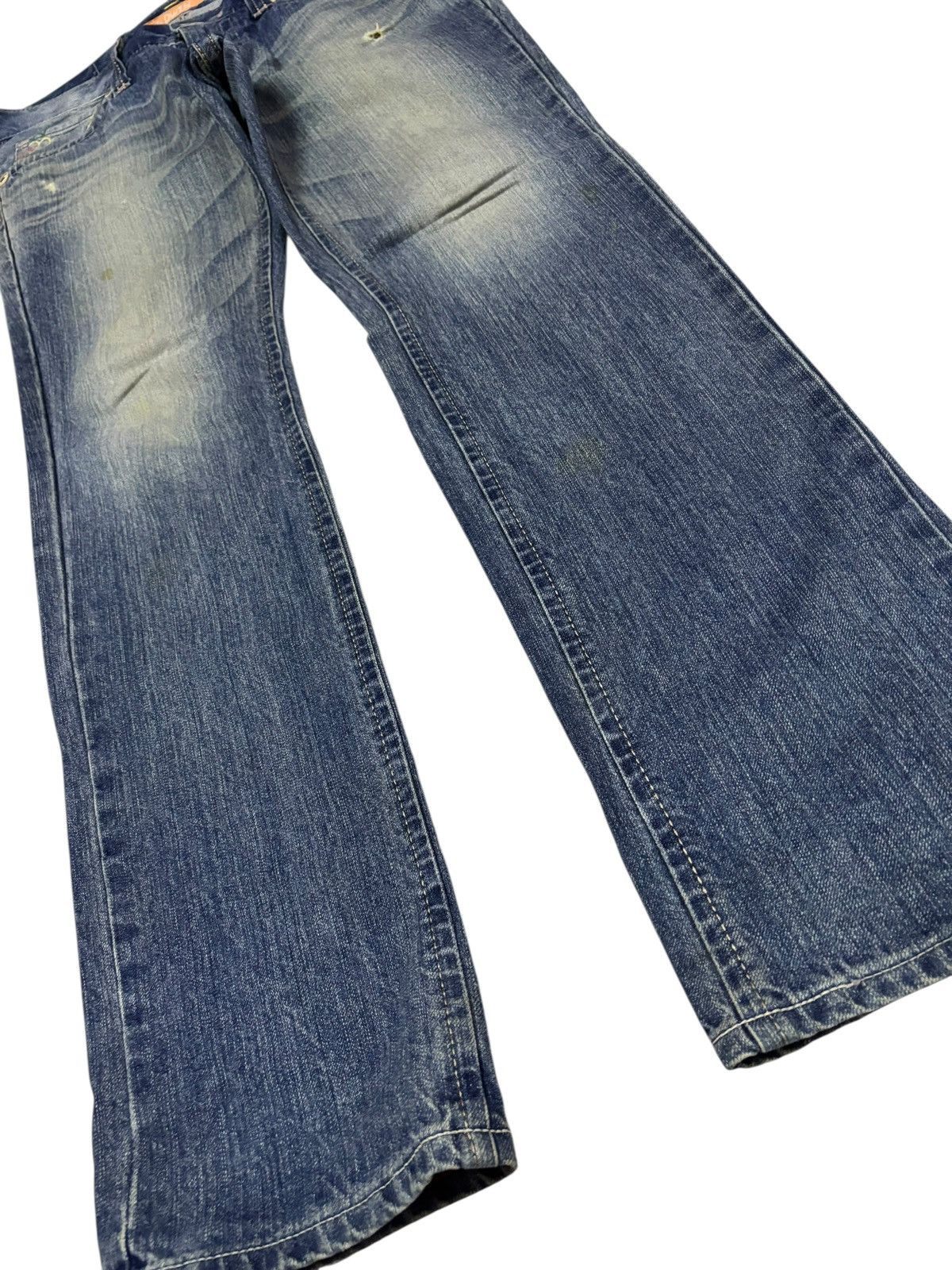 Edwin Vtg Edwin XV Japan Distressed Jeans Size US 32 / EU 48 - 3 Thumbnail
