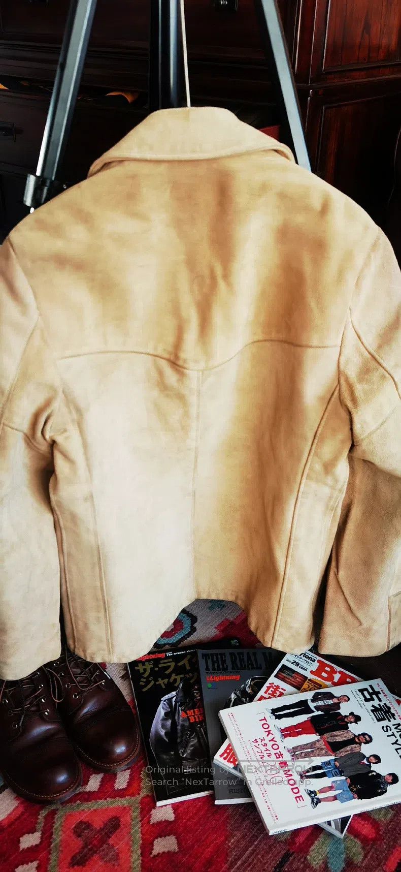 Schott Schott Suede cowhide American vintage four-corner lapel le Size US M / EU 48-50 / 2 - 9 Thumbnail
