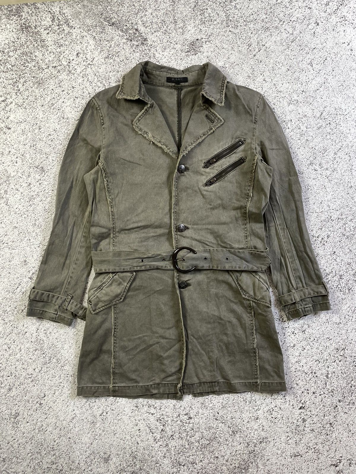 【Archive】in the attic khaki coat CUT ME UP TRENCH COAT KHAKI – Mostly Heard Rarely Seen