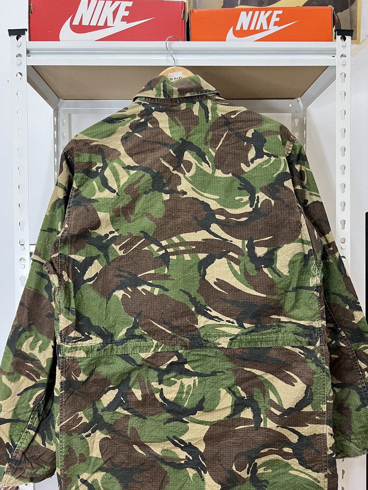 Nigel Cabourn Vintage Military DPM Field Jacket Multi pocket Camouflage Size US XL / EU 56 / 4 - 9 Thumbnail