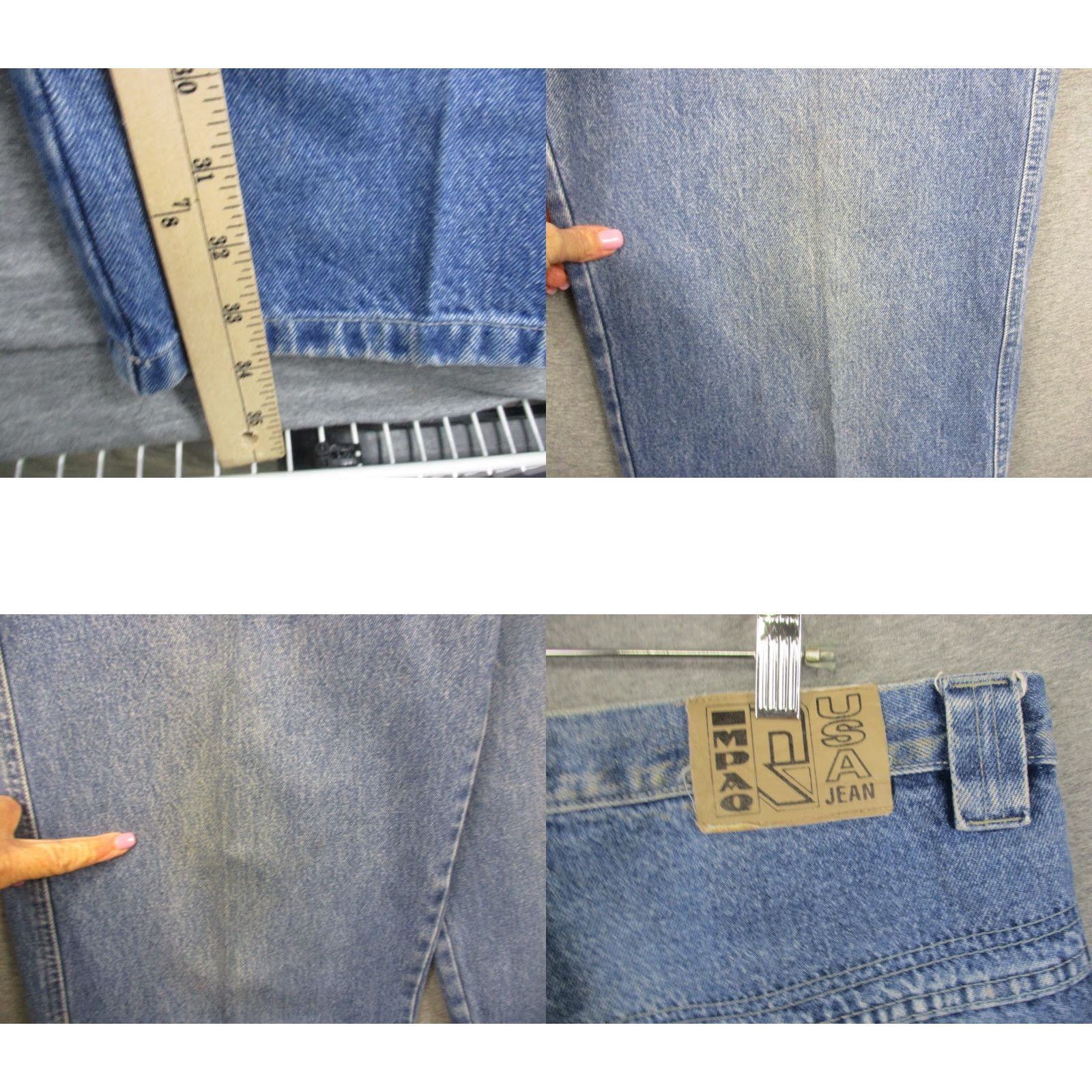 Ecko Unltd. VINTAGE Impaq USA Jeans Baggy 36 Hip Hop Street Blue 90s Y2K Streetwear Jeans Mens Size US 36 / EU 52 - 8 Thumbnail