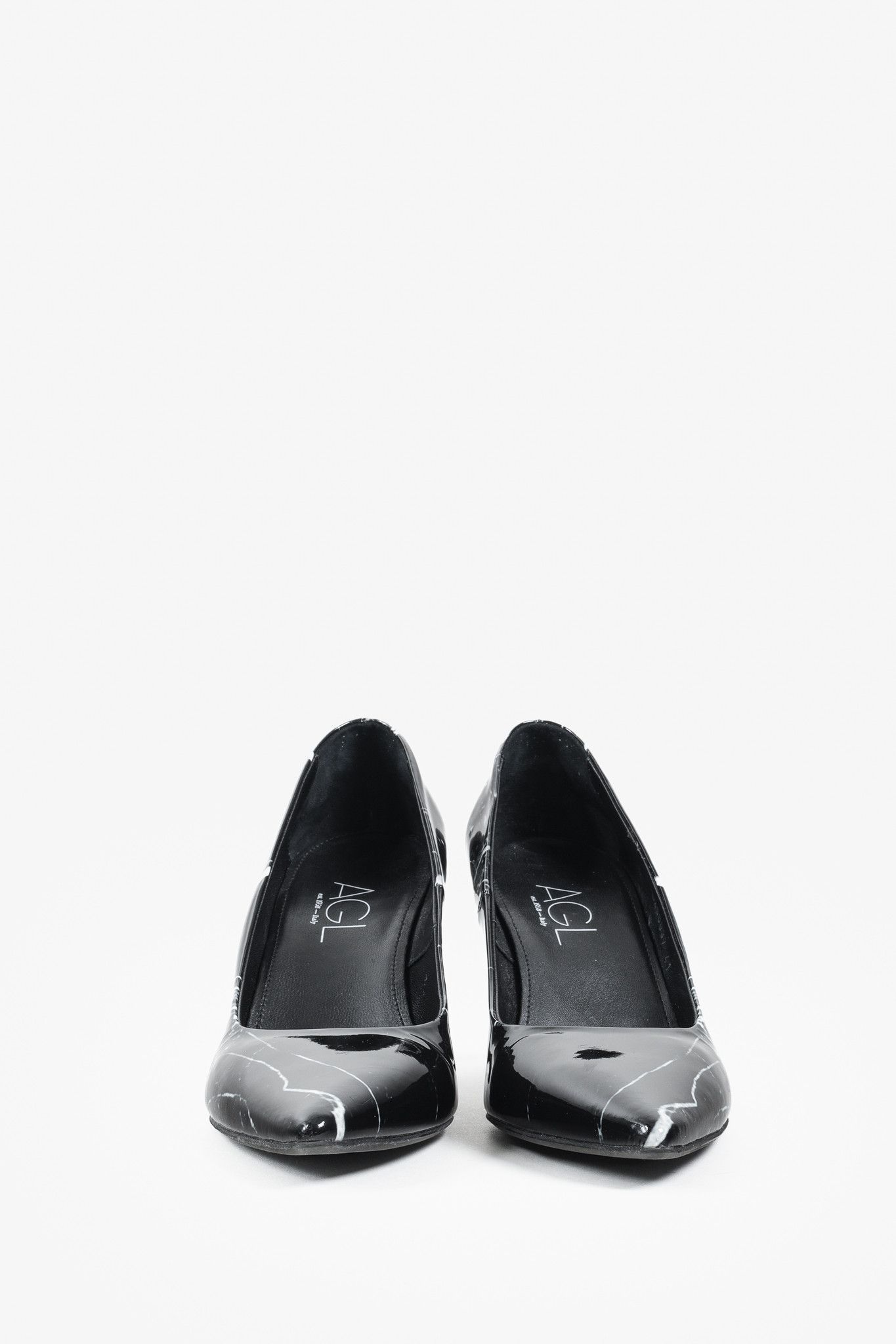 AGL AGL Isoldie Black Marble Pump Size US 11 / IT 41 - 2 Thumbnail