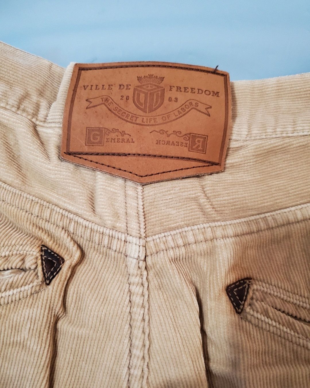 General Research 2003 General Research Corduroy Paneled Pants Size US 29 - 5 Thumbnail