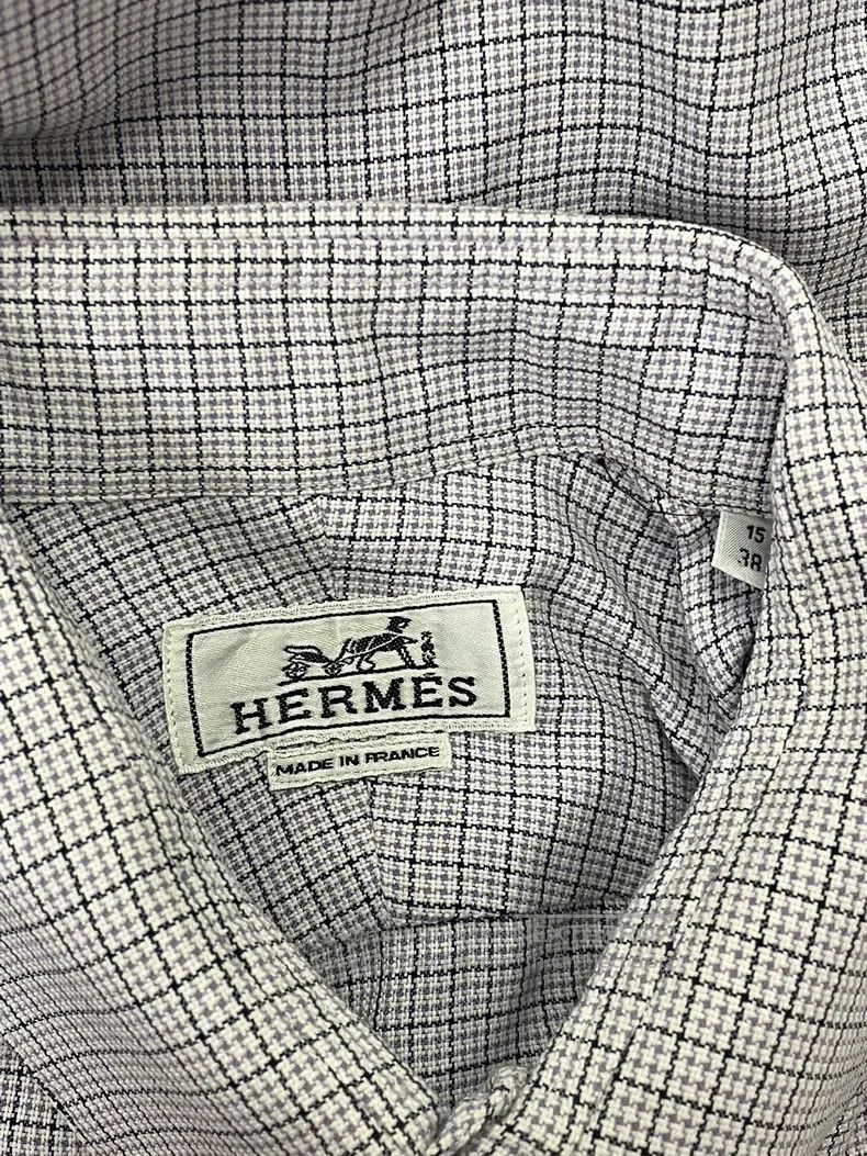 Hermes Hermes size 38 Plaid Shirt Top Size US M / EU 48-50 / 2 - 3 Thumbnail