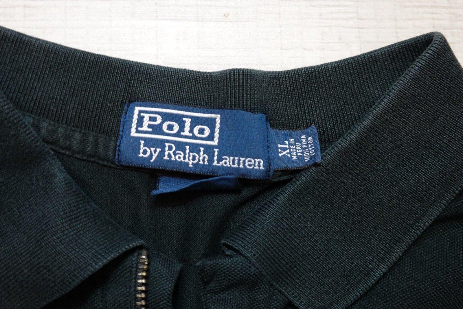 Polo Ralph Lauren Vintage Polo Ralph Lauren Shirt Men XL Custom Fit 1/4 Zip Up Size US XL / EU 56 / 4 - 7 Thumbnail