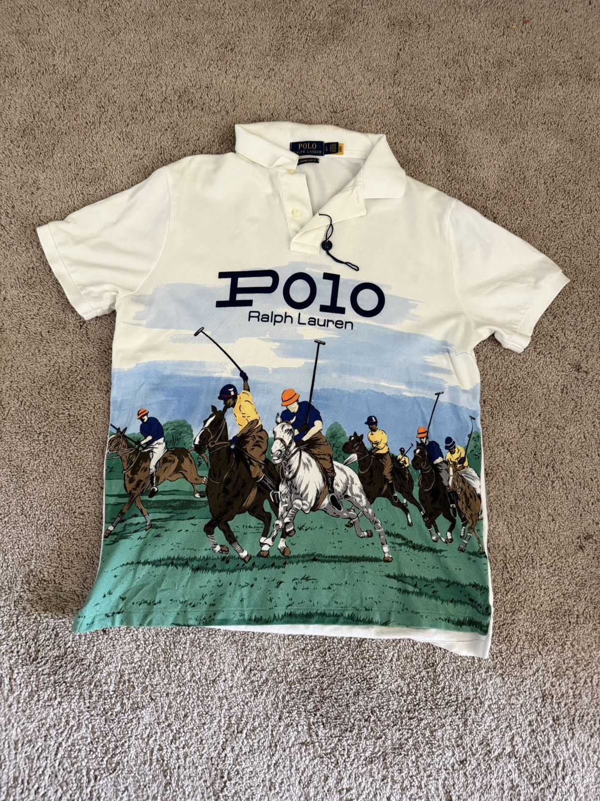 Polo Ralph Lauren Polo Ralph Lauren Polo Club Scenic Horse Print Size US L / EU 52-54 / 3 - 1 Thumbnail