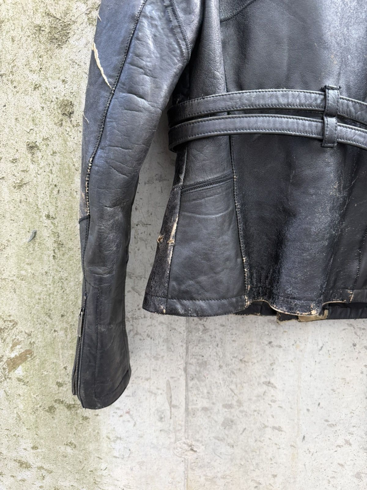 Dirk Bikkembergs FW02 Dirk Bikkembergs Runway Bondage Leather Jacket Size US XS / EU 42 / 0 - 19 Thumbnail