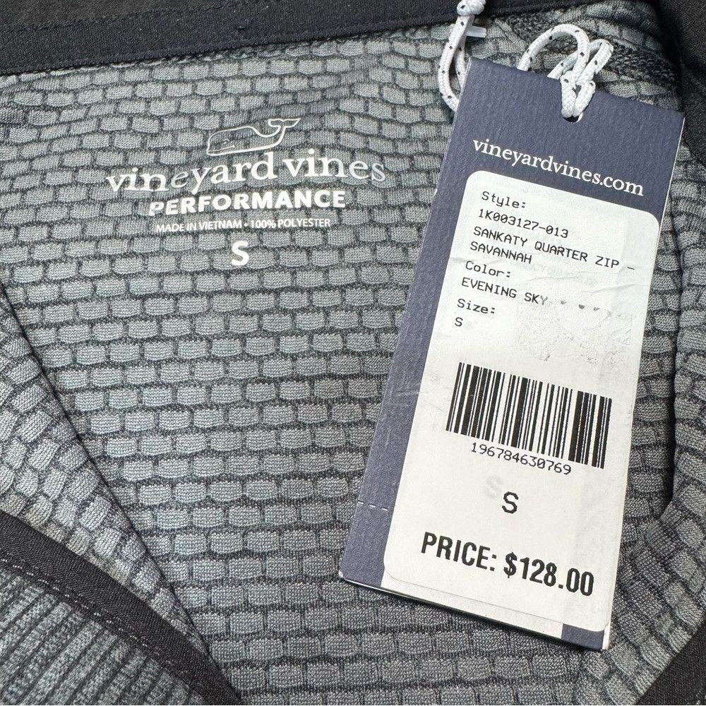 Vineyard Vines NWT New $128 Vineyard Vines Sankaty Quarter-Zip Evening Sky Size US S / EU 44-46 / 1 - 7 Thumbnail