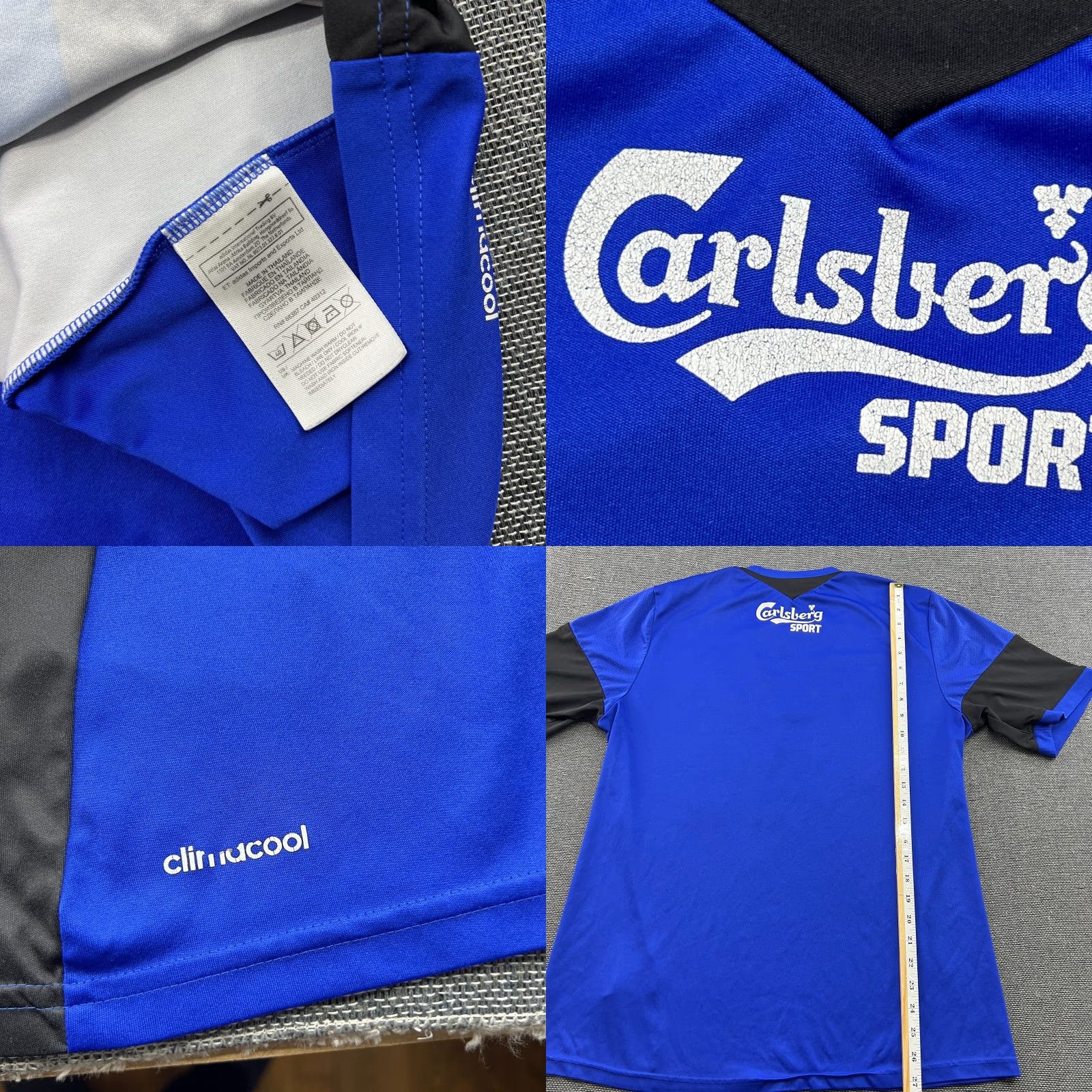Adidas adidas Copenhagen 2013 2014 Away Football Jersey Mens Large Shirt Soccer Short Sleeve blue - Nike? Size US L / EU 52-54 / 3 - 8 Thumbnail
