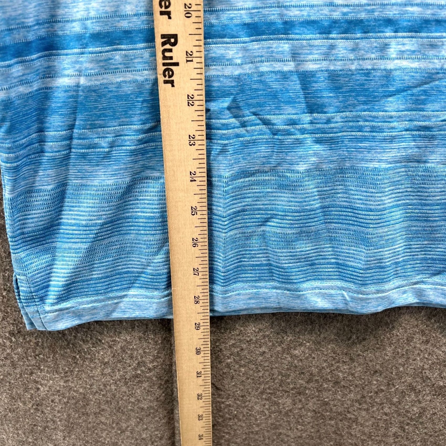 Puma VINTAGE Puma Polo Shirt Mens M Light Blue Striped Performance Preppy Golf Logo Shirt Size US M / EU 48-50 / 2 - 6 Thumbnail