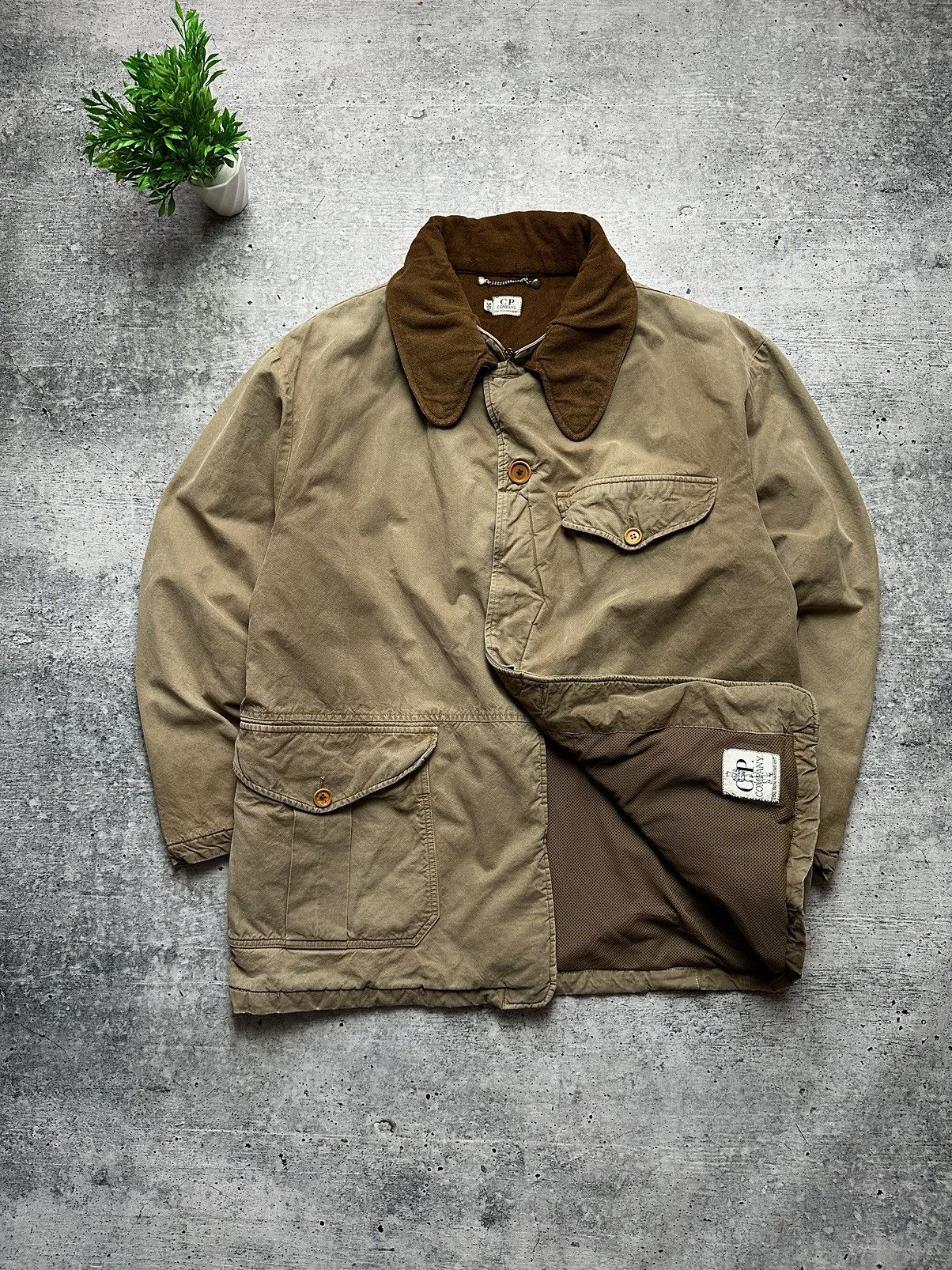 image of Archival Clothing x C P Company Vintage 90's C.p Company Massimo Osti Ideas 994 Wool Coat in Brown 
