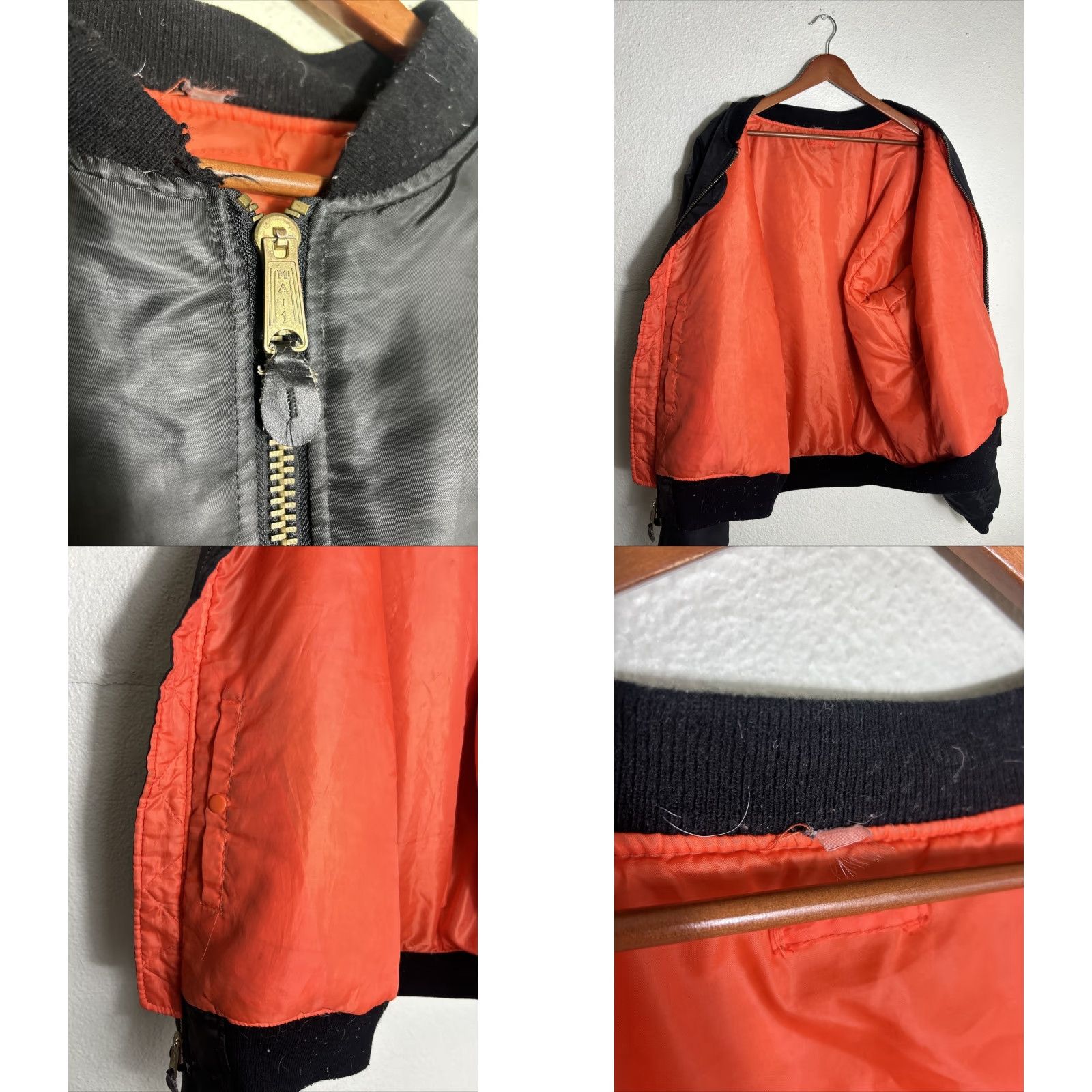 Rothco VINTAGE Rothco MA1 Reversible Military Intermediate MIL-J-6141 Bomber Flight Jacket XXXL Size US XXL / EU 58 / 5 - 8 Thumbnail