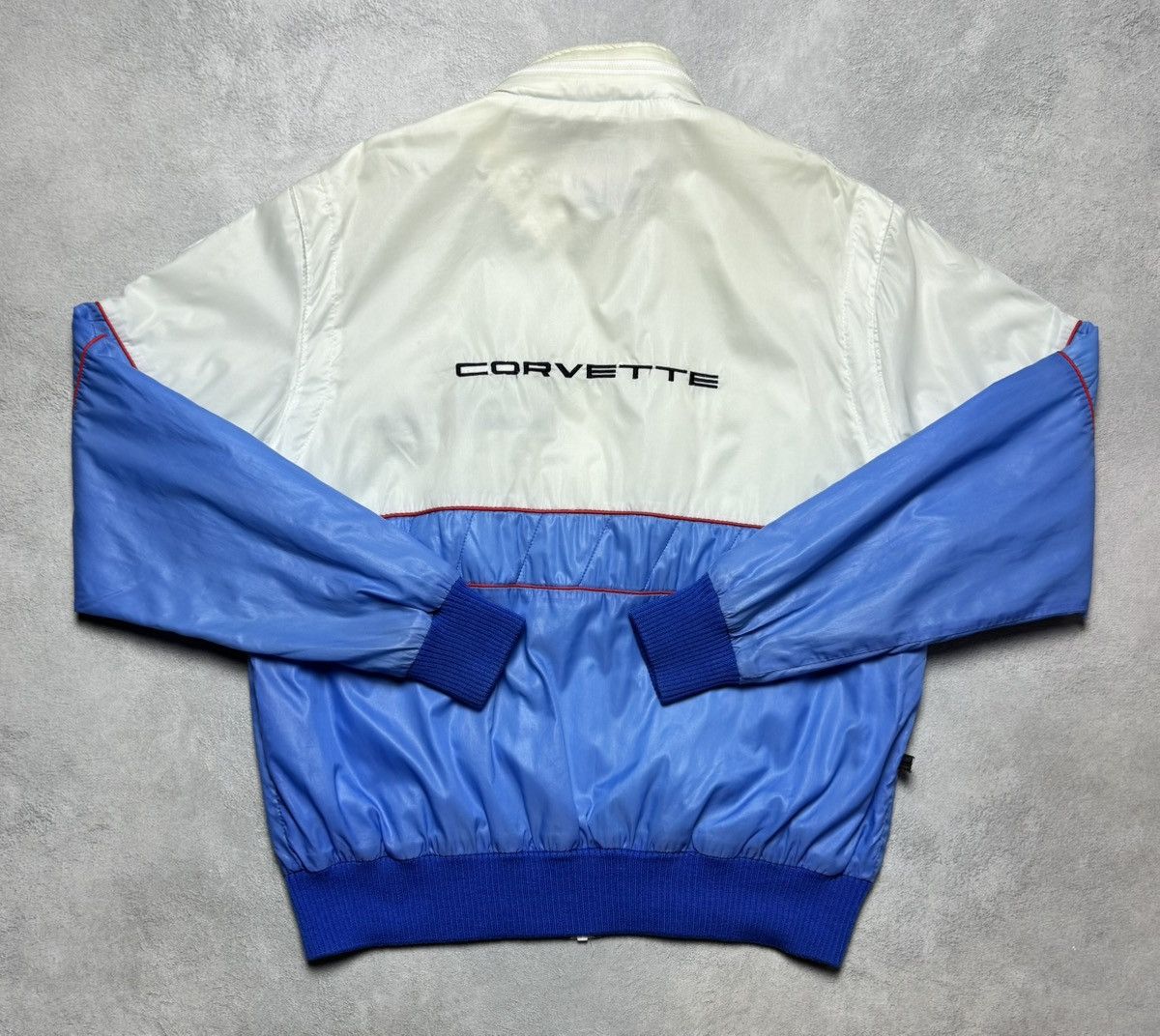 Vintage Corvette Nylon Racing Jacket Style Auto Vintage Rare Size US L / EU 52-54 / 3 - 2 Thumbnail
