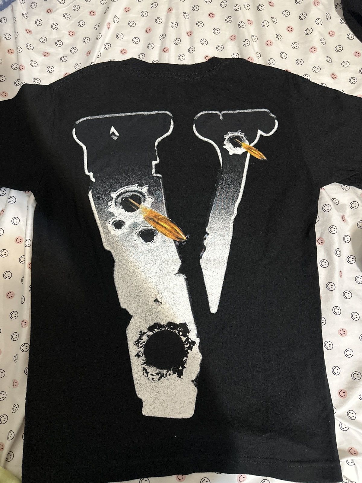 Vlone Vlone X pop smoke black tee Size US S / EU 44-46 / 1 - 2 Thumbnail