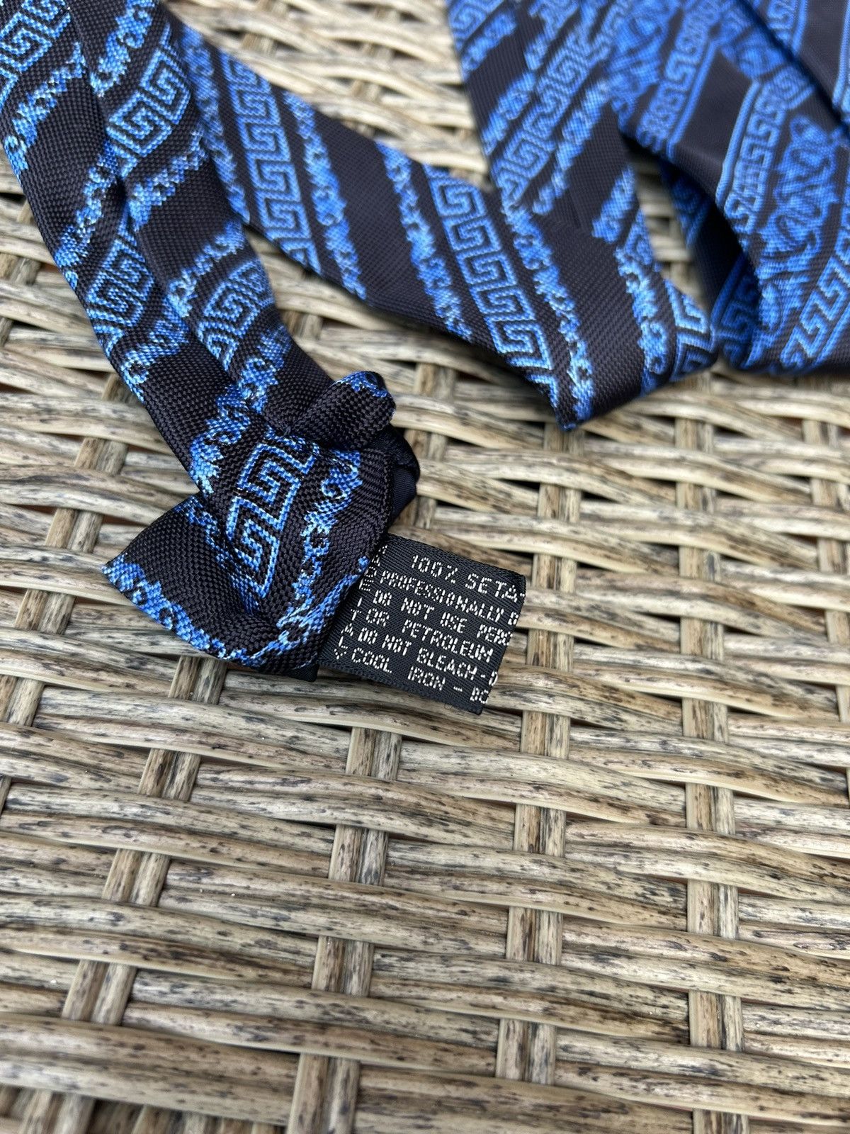 Versace × Vintage Vintage 90’s Gianni Versace Silk Printed Tie Made In Italy Size ONE SIZE - 4 Thumbnail