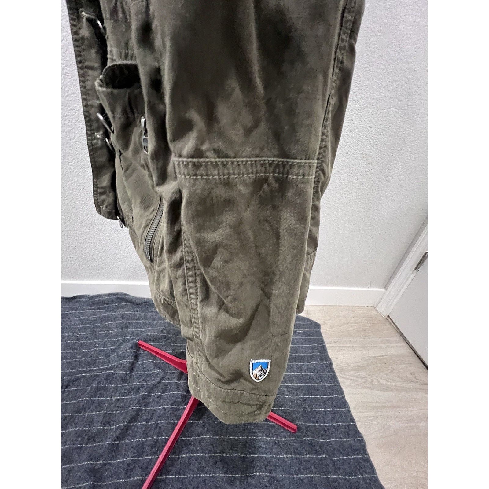 Kuhl KUHLREKON JACKET OLIVE GREEN UTILITY Hiking CARGO ZIP HOODED Size M / US 6-8 / IT 42-44 - 3 Thumbnail