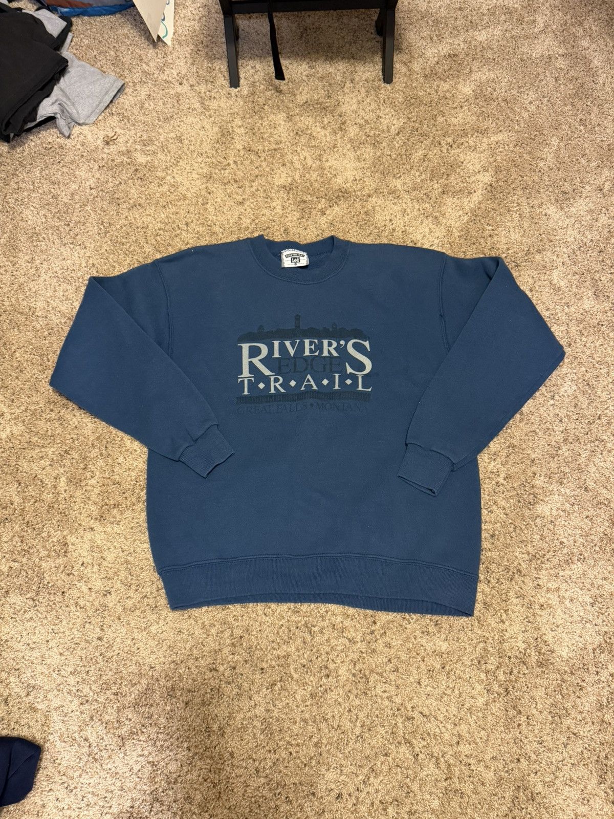 Lee Vintage Lee Heavyweight "River’s Edge Trail" Crewneck Size US L / EU 52-54 / 3 - 1 Thumbnail