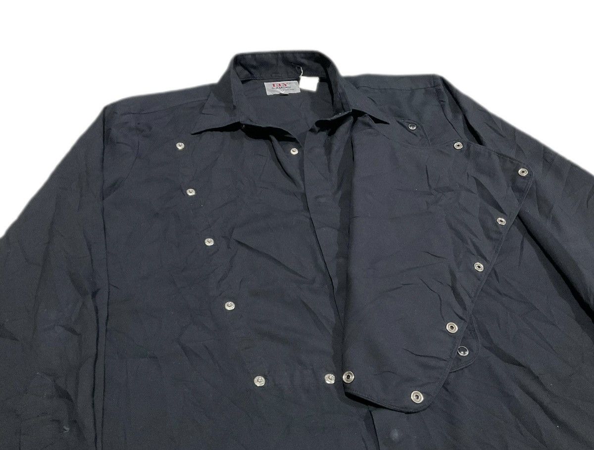 Hysteric Glamour × If Six Was Nine × Japanese Brand 🔥Sick Y2K Ely Diamond Shirt Double Layer Goth Punk Size US XL / EU 56 / 4 - 3 Thumbnail
