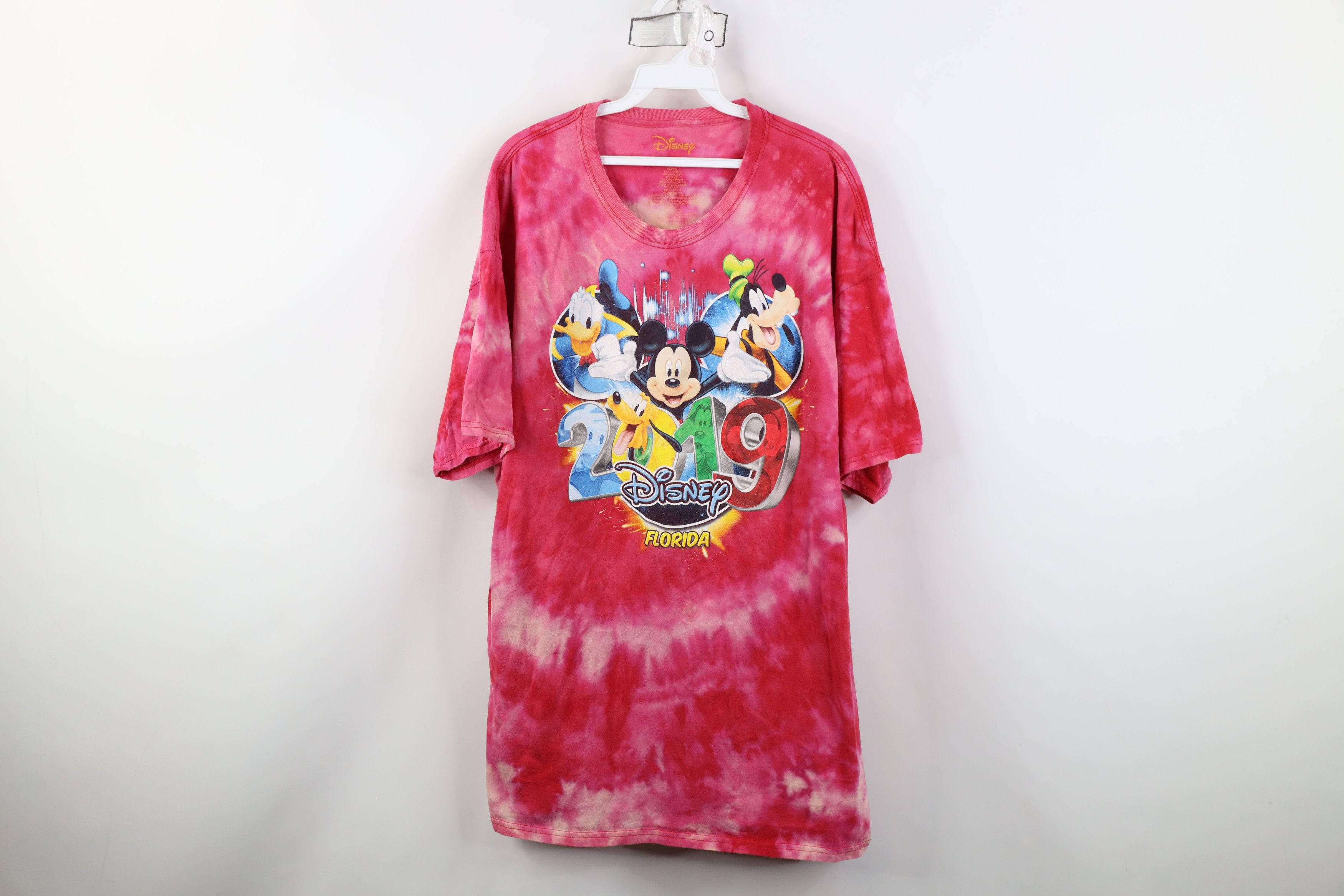 Disney Y2K Disney Acid Wash Walt Disney World Florida T-Shirt Red Size US XXL / EU 58 / 5 - 1 Thumbnail