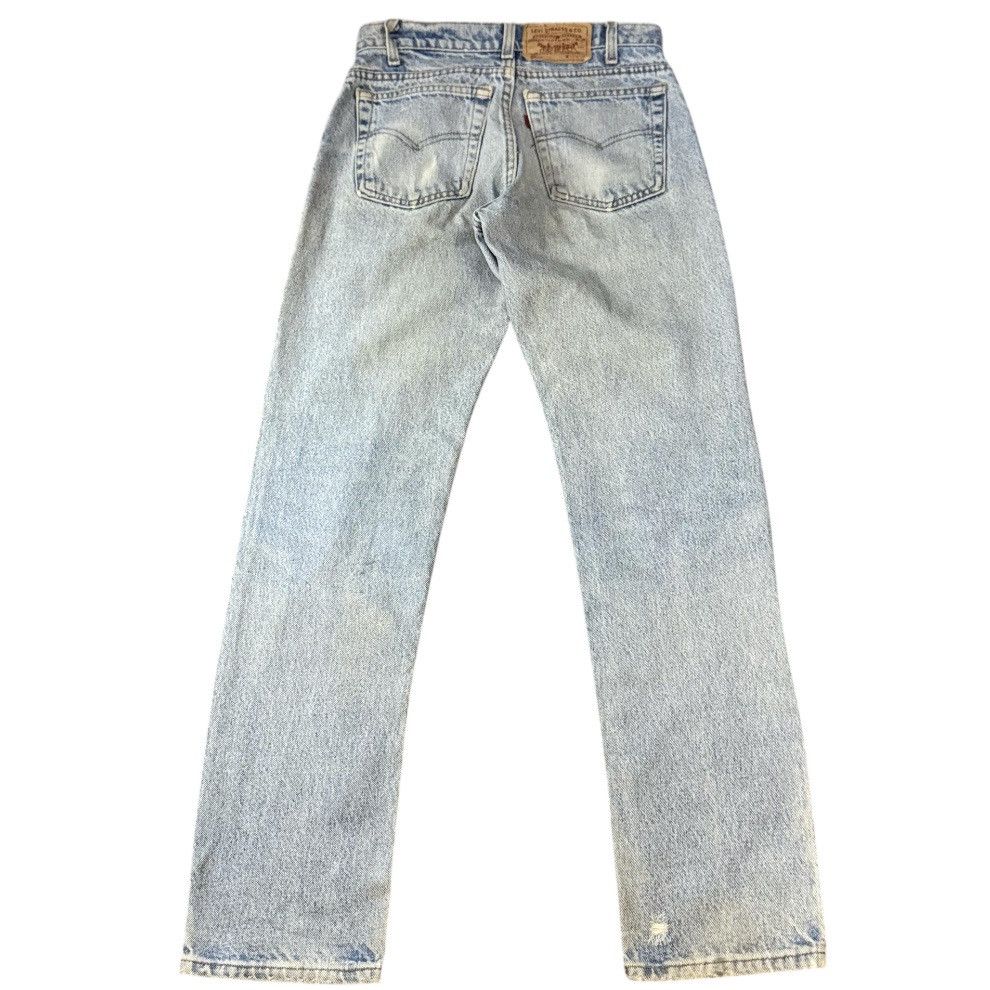 Levi's Vintage 90s Levis 505 Acid Washed Denim Made in Usa W27 Size US 27 - 2 Thumbnail