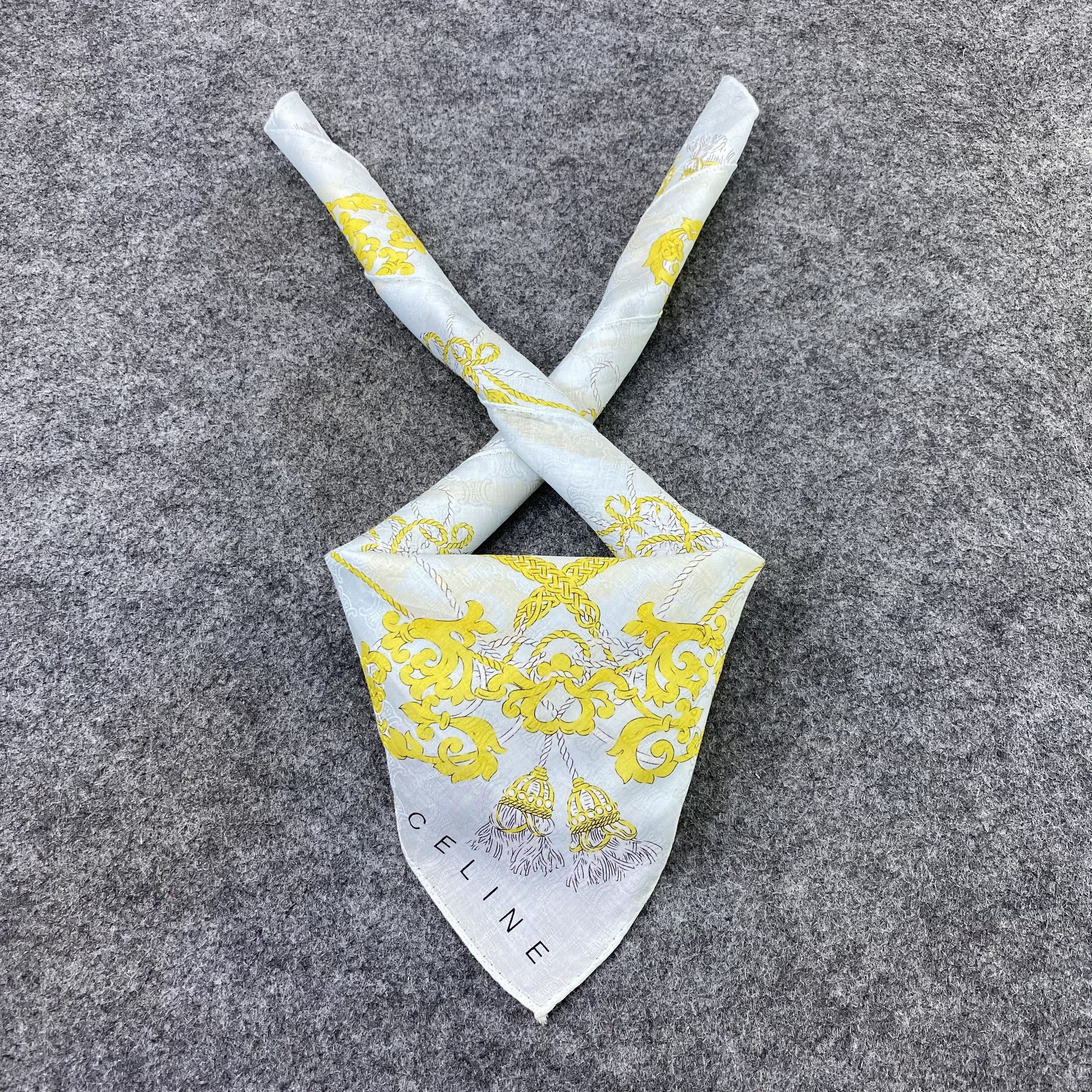 Celine Celine Handkerchief Neckerchief Bandana-B1766 Size ONE SIZE - 2 Thumbnail