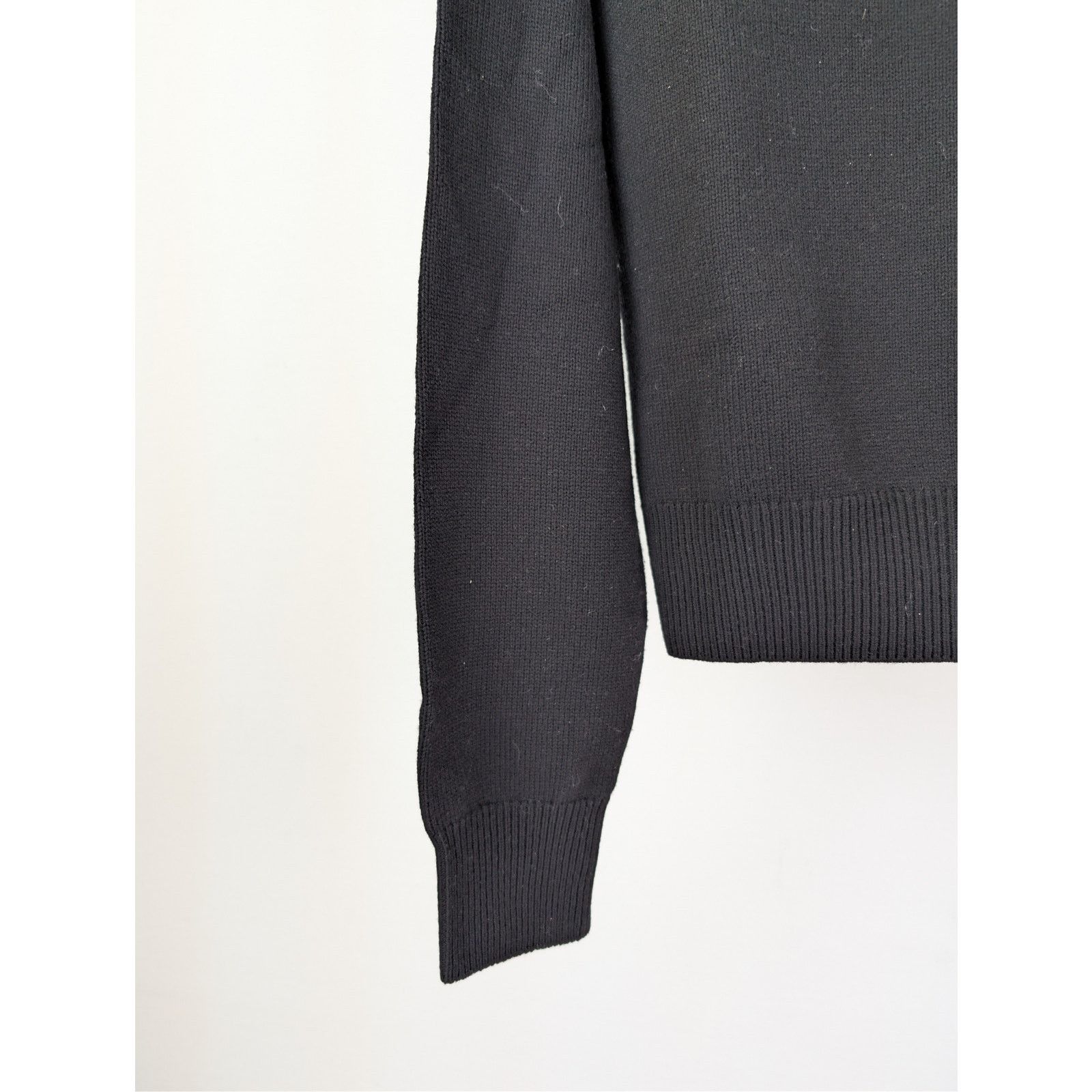 Saint Laurent Paris o1rshd1 Pull Encolure Sweatshirt Sweater Mohair in Black Size US M / EU 48-50 / 2 - 5 Thumbnail