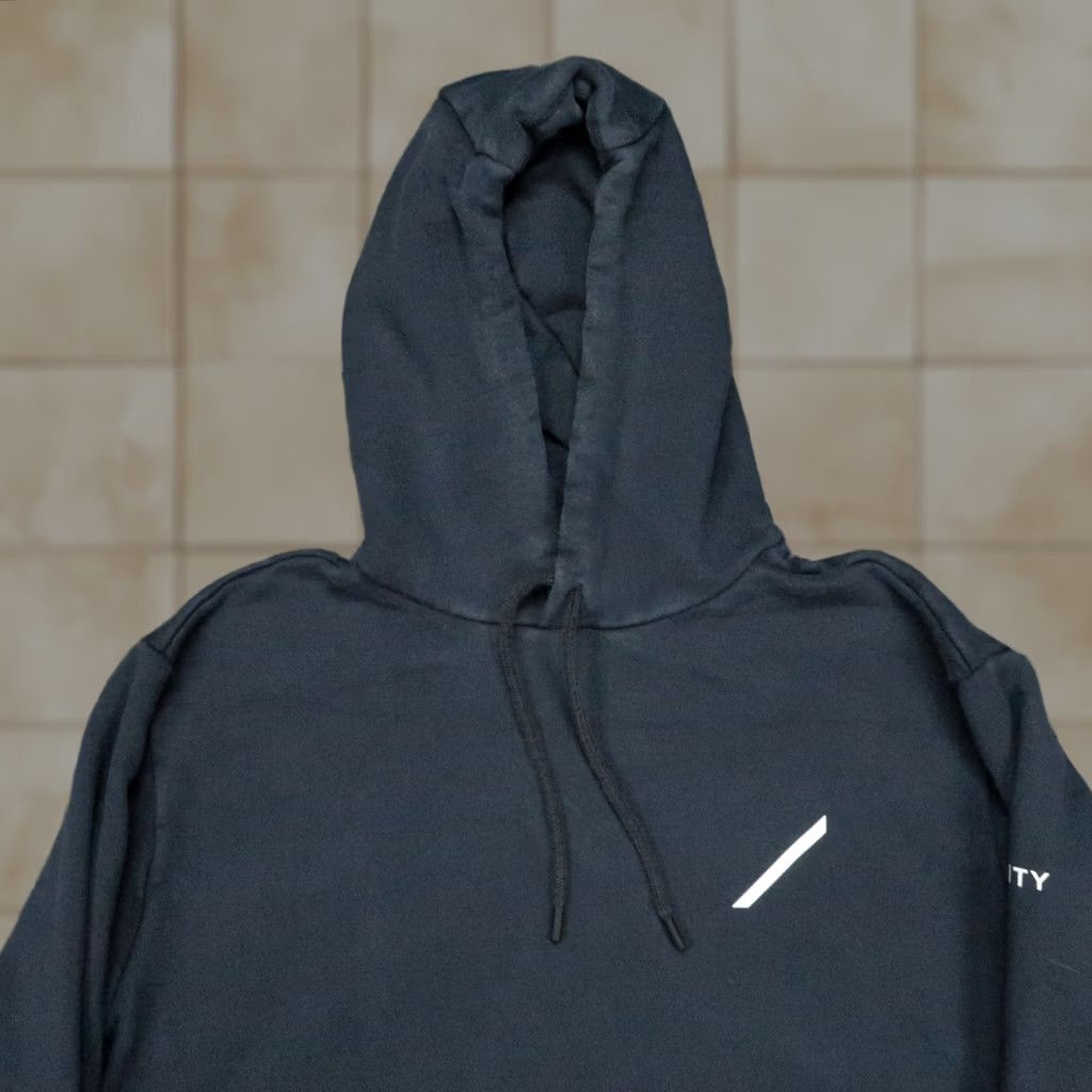 Vintage VINTAGE: No Hill City Hoodie Mens L Navy Blue Fleece Pockets Hooded Athletic Shirt Size US L / EU 52-54 / 3 - 1 Thumbnail