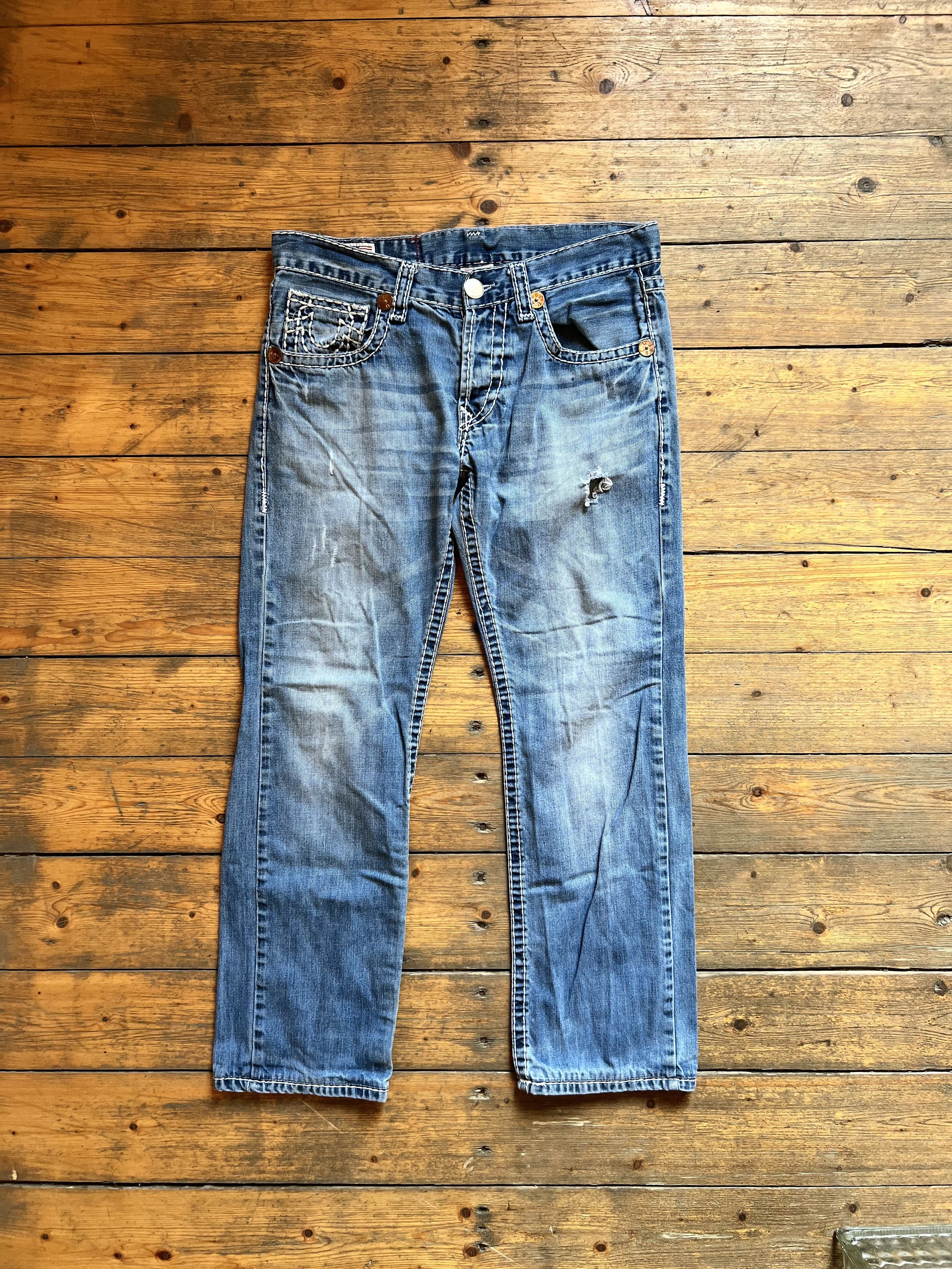 True Religion True Religion Made in USA Vintage Logan Super T Size US 34 / EU 50 - 4 Thumbnail