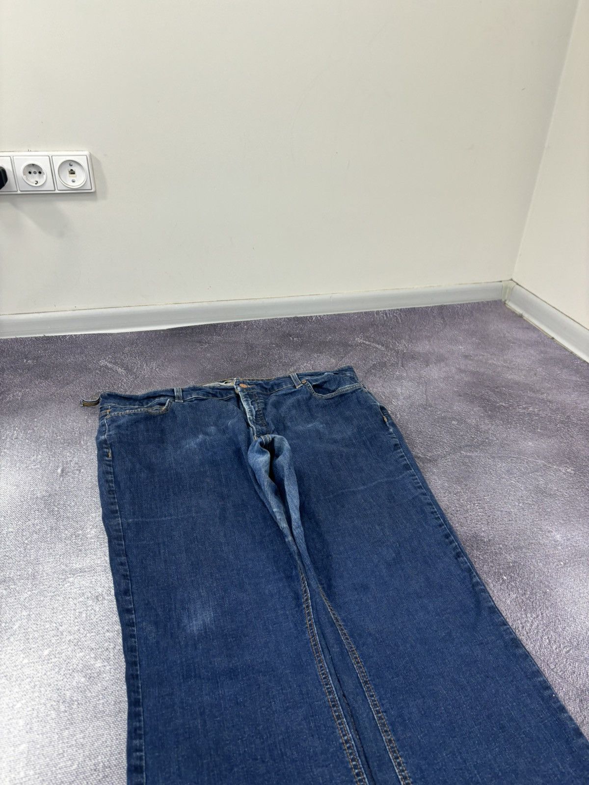 Dickies Vintage Dickies 2000s Wide Leg Y2K Hype Bootcut Flared Jeans Size US 42 / EU 58 - 10 Thumbnail