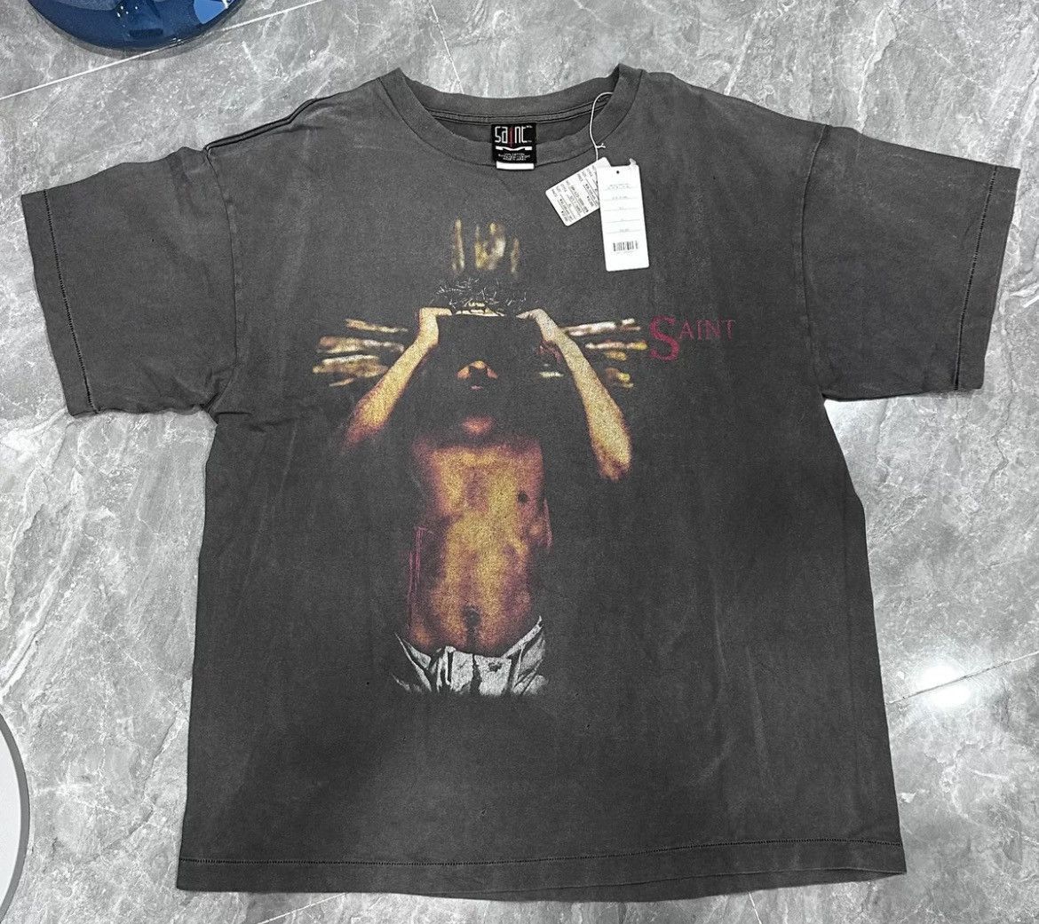 Saint Michael - SAINT Mxxxxxx × 2PAC Short Sleeve T-shirt