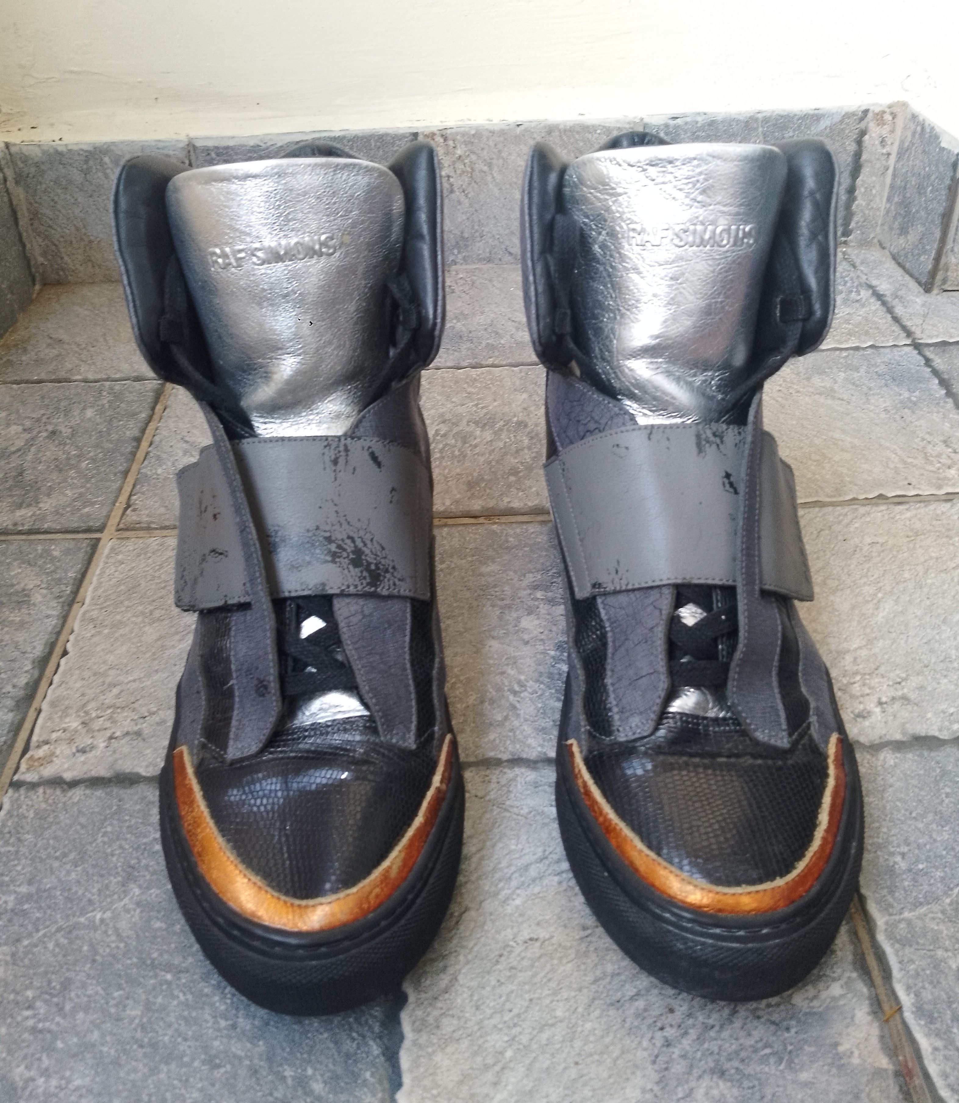 Raf Simons × Sterling Ruby Raf Simons x sterling Ruby high top trainers Size US 9 / EU 42 - 1 Thumbnail